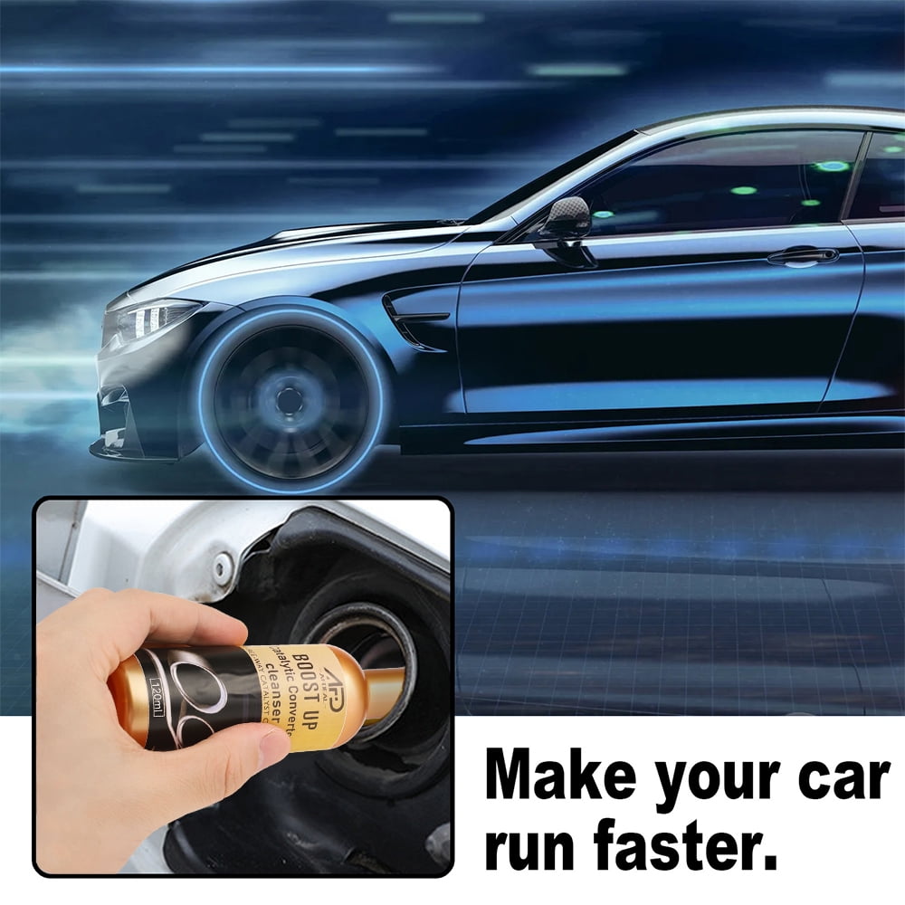 Hwallkare Catalytic Converter Cleaner Engine Carbon Deposit Remover (Clear, 3 Pack, 4.06 fl oz each) 3lwin