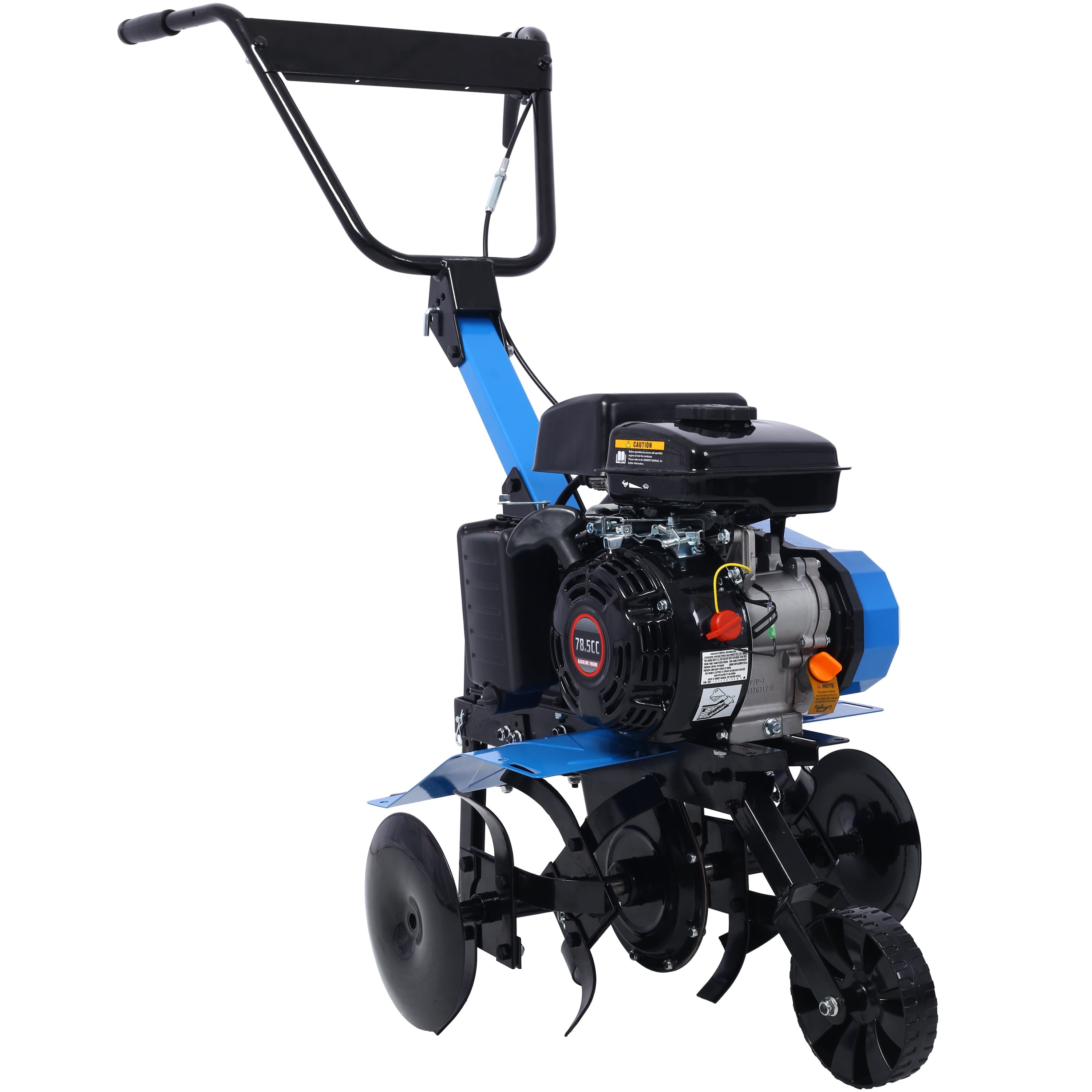 Seizeen Gas Powered Garden Tiller & Cultivator, 78.5cc 4-Stroke Front Tine Rototiller (18 in Tilling Width) 72fod