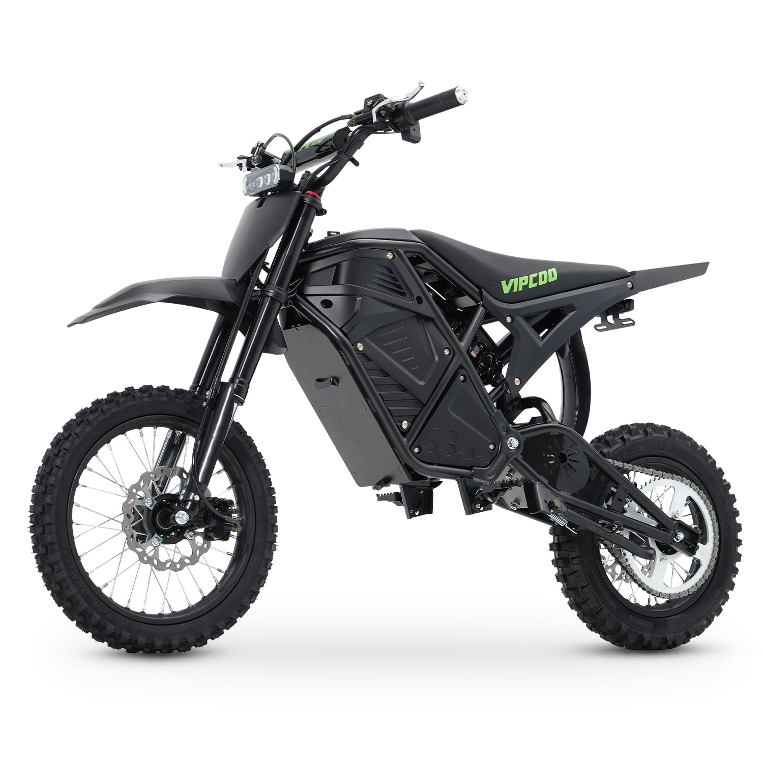 VIPCOO Electric Mountain Bike, High-Speed Off-Road E-Bike with Fat Tires, 330 lb Load Capacity (Black, 63 in) ob9hb