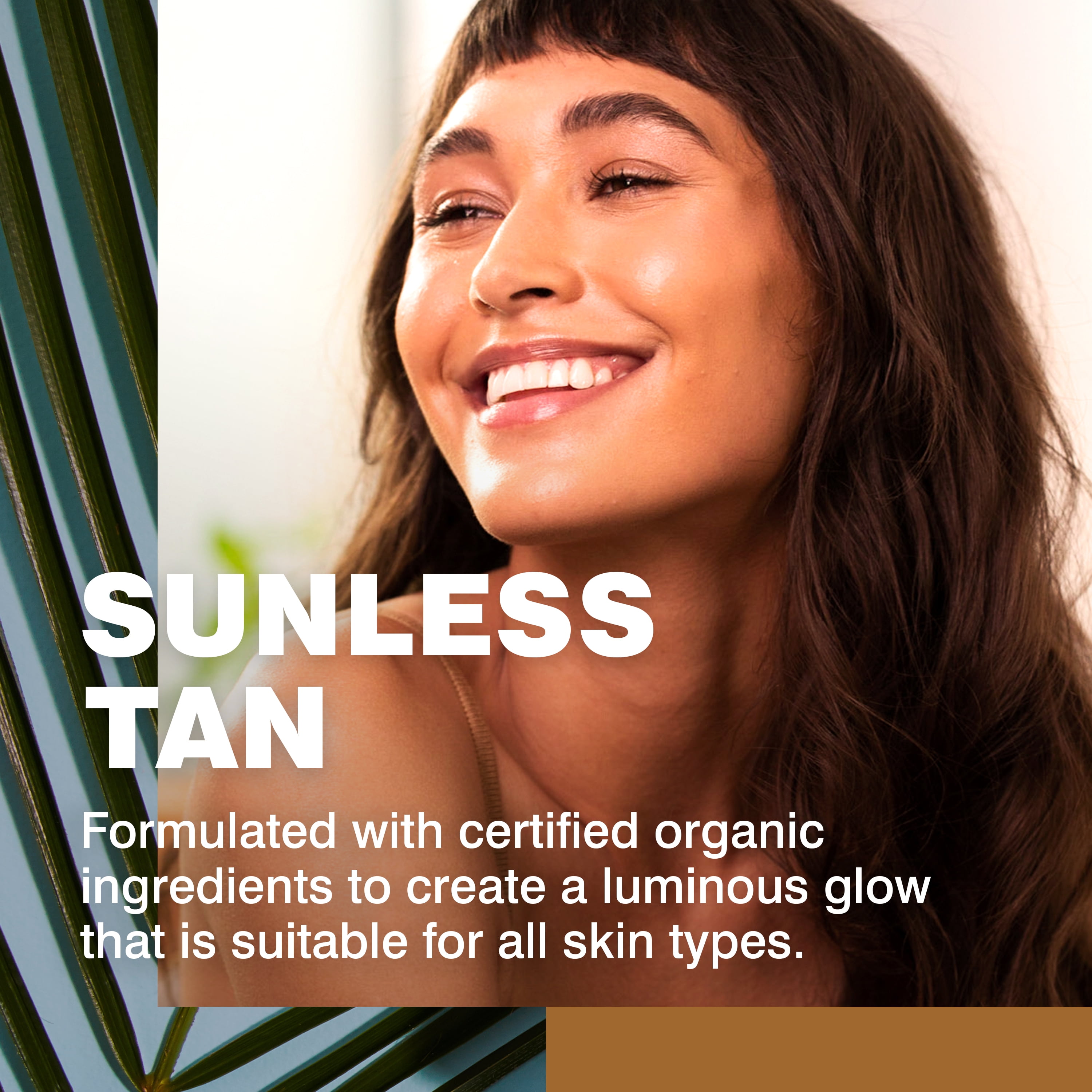 Coola Organic Sunless Tanner Serum, Self Tan Luminizing Body Serum, Piña Colada (5 fl oz) 7kbv2