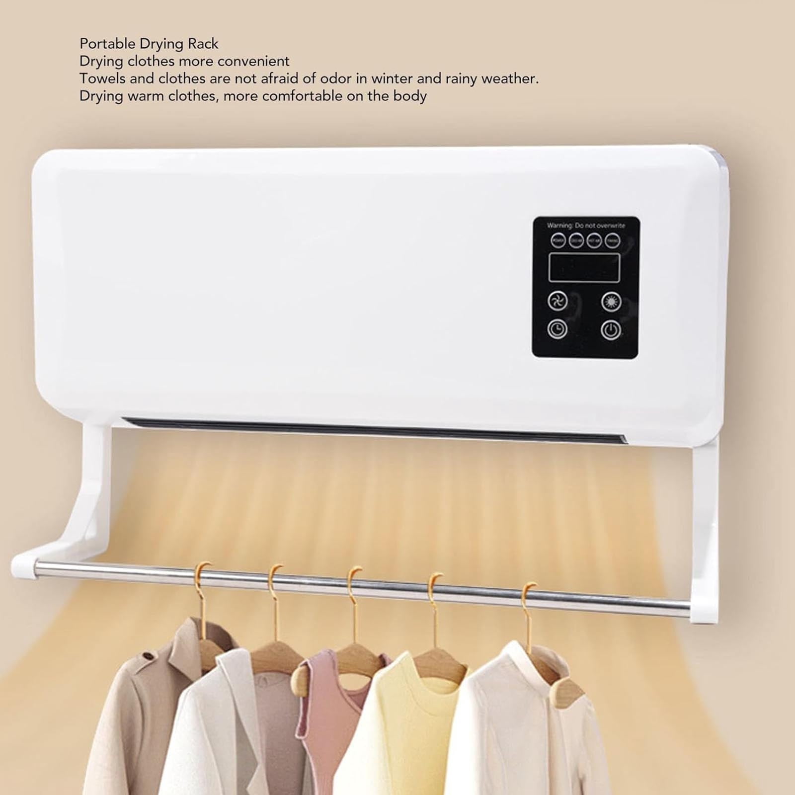 Fankiway Smart Electric Wall Heater with Remote Control (Fast Heating, 1500W) 33ynn