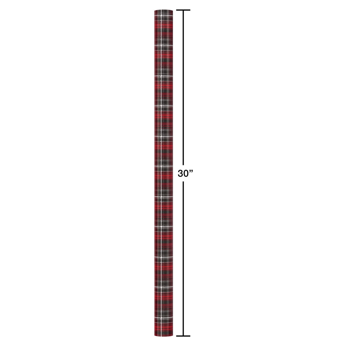 American Greetings Christmas Wrapping Paper Set with Gridlines, Bows, and Gift Tags (Red, 4 Rolls, 48 ft Total) w7bsr