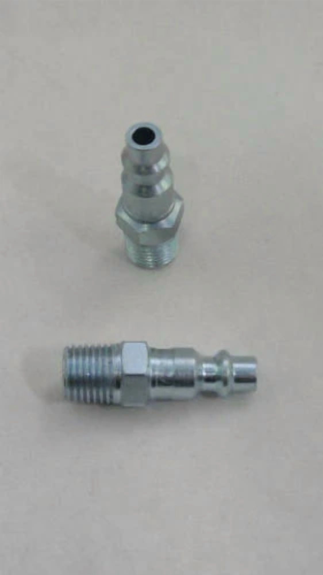 Milton 727 Air Line Hose Fittings M Style (1/4 in Male NPT Thread, 2-Pack) xfirc