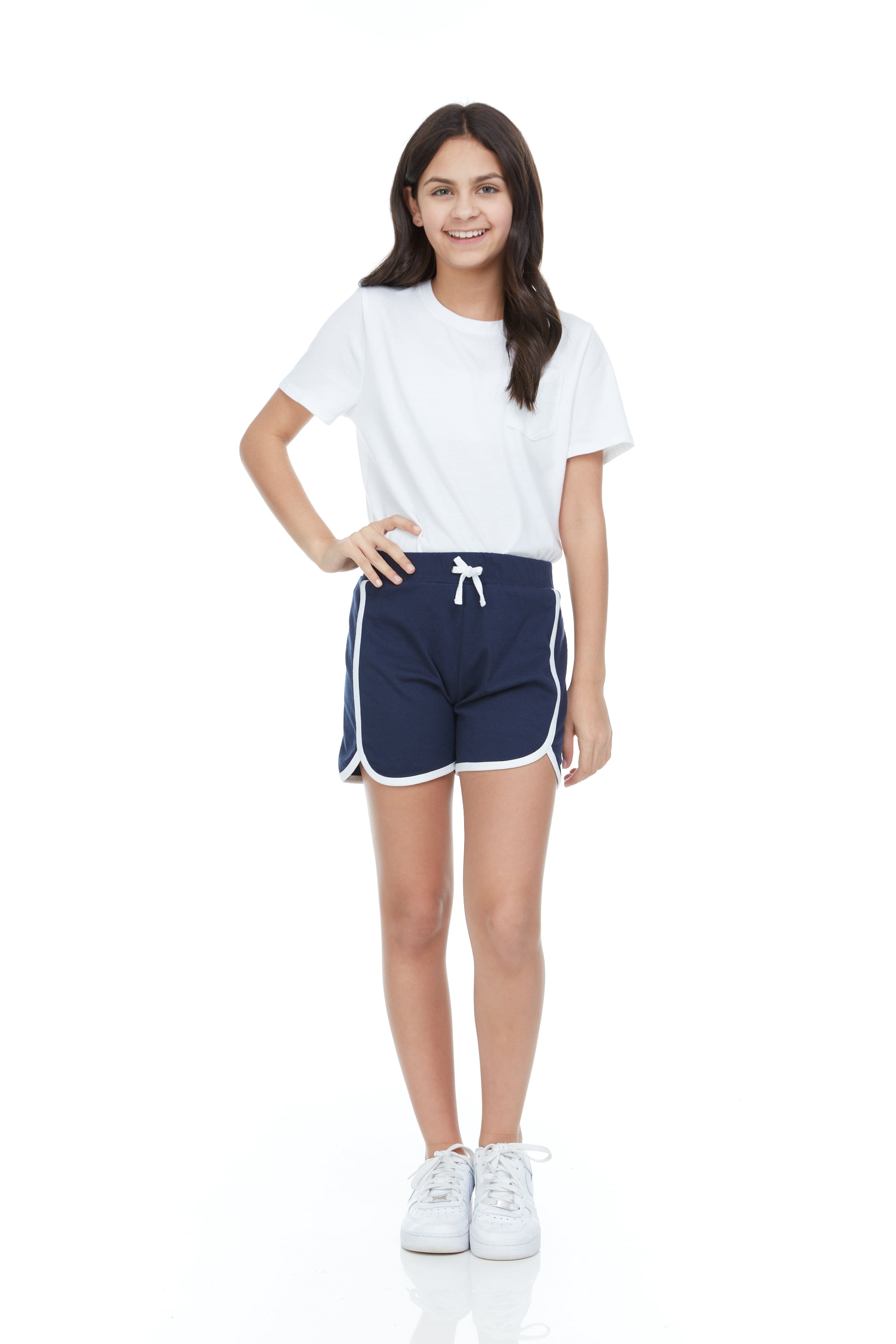 Pink Angel Girls Dolphin Shorts Activewear Set (Multi-Color, 4-Pack) 387jg