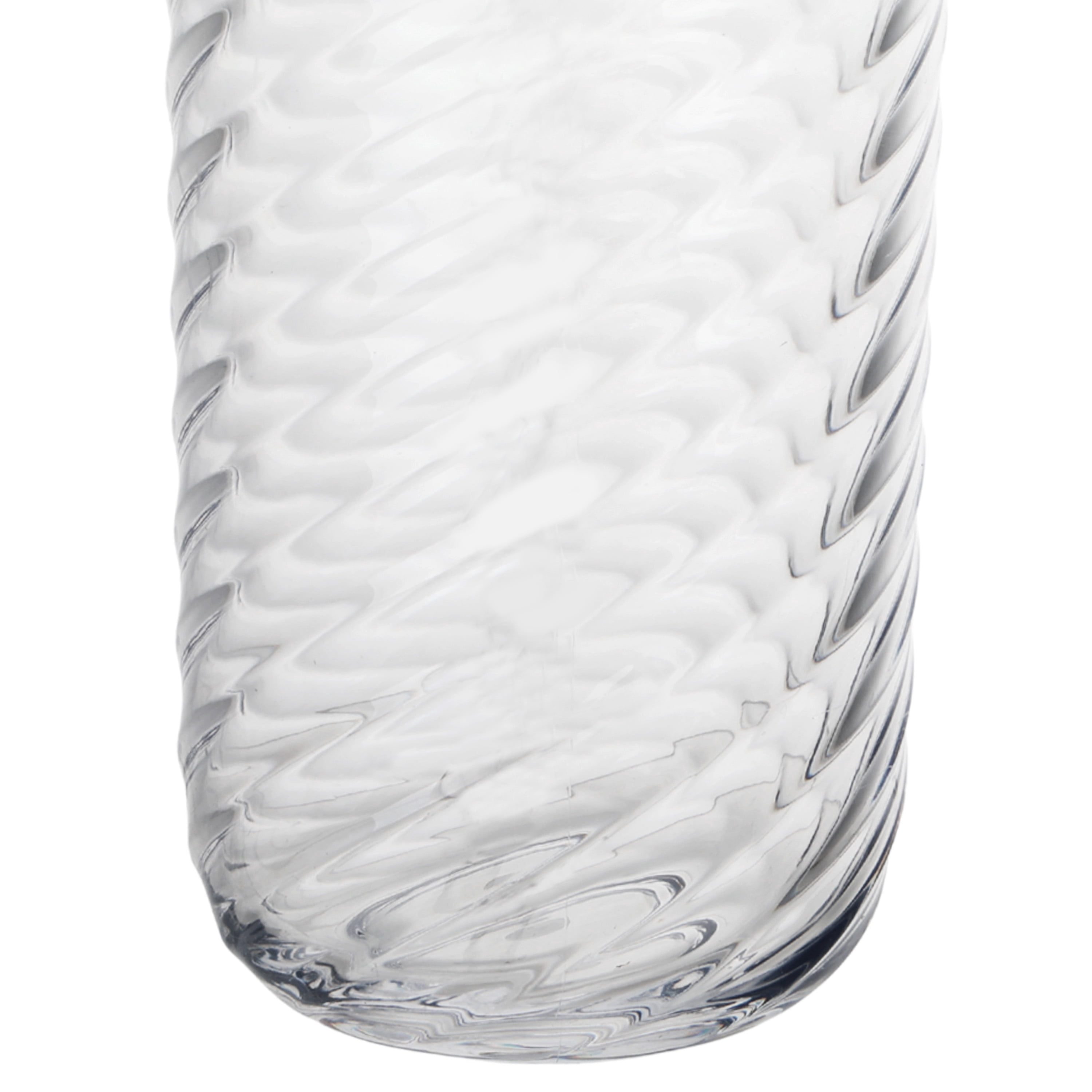 Beautiful Tritan Swirl Texture Sipper Tumbler with Lid and Straw (Clear, 21 fl oz) 9zxbn