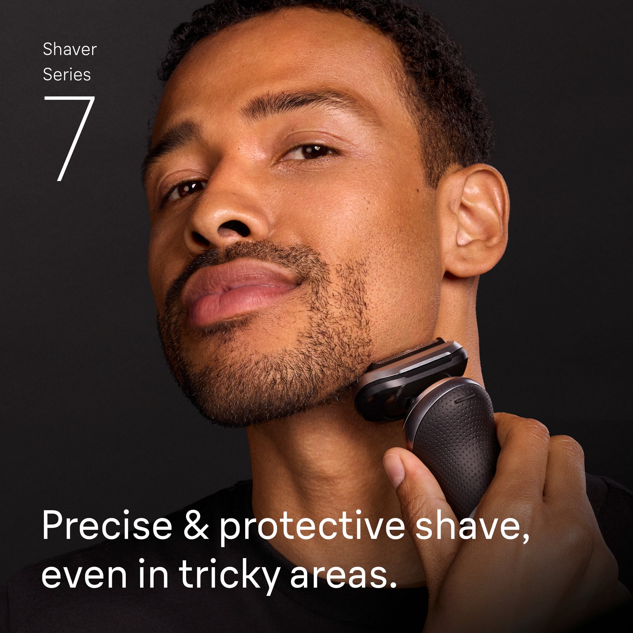 Braun Series 7 Electric Razor for Men, 360 Contour Flex Shaver with Precision Trimmer and Travel Case (Brown, 1 Count) 65wbn
