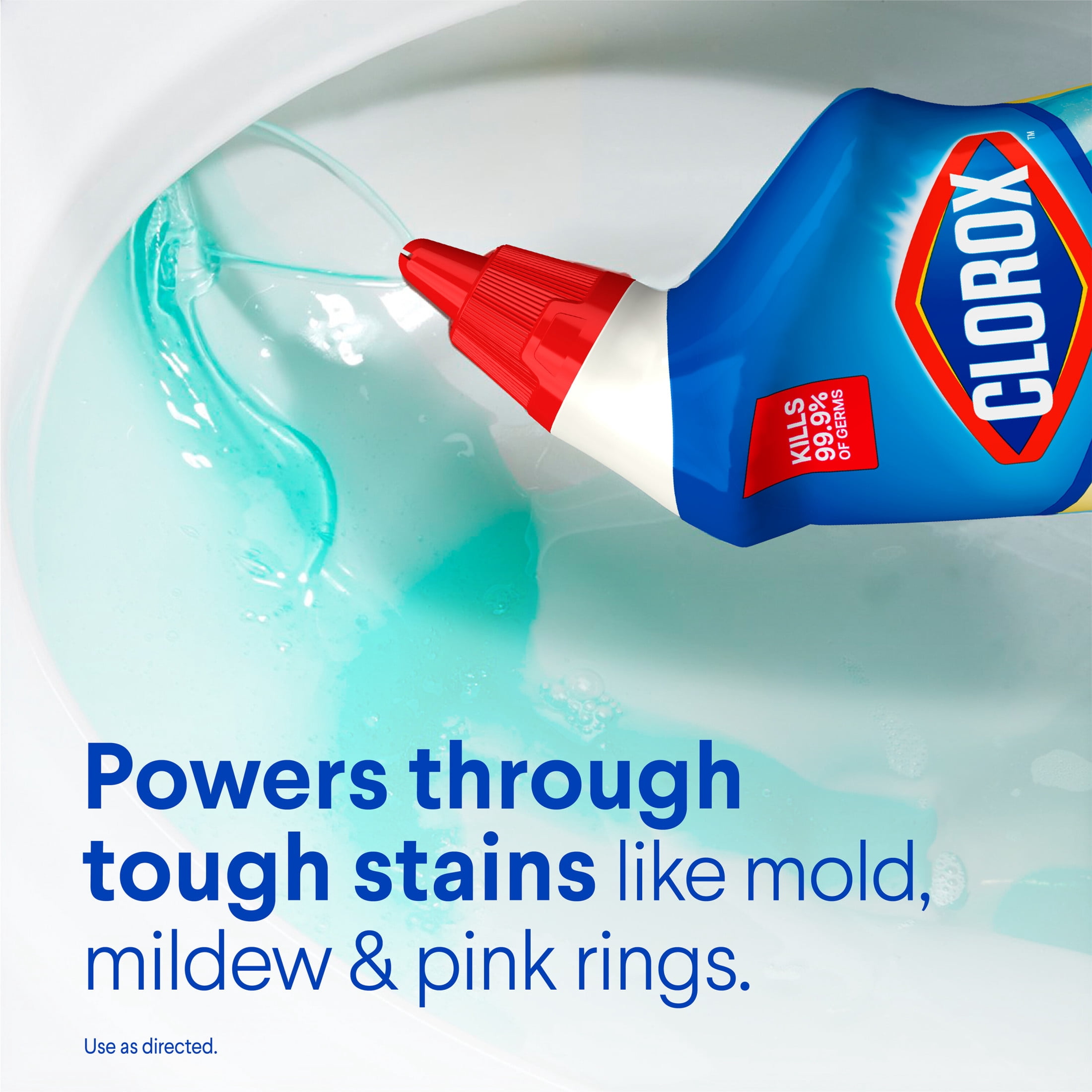 Clorox Toilet Bowl Cleaner Clinging Bleach Gel, Deep Cleaning & Deodorizing, Crisp Lemon (24 fl oz) 6svp3