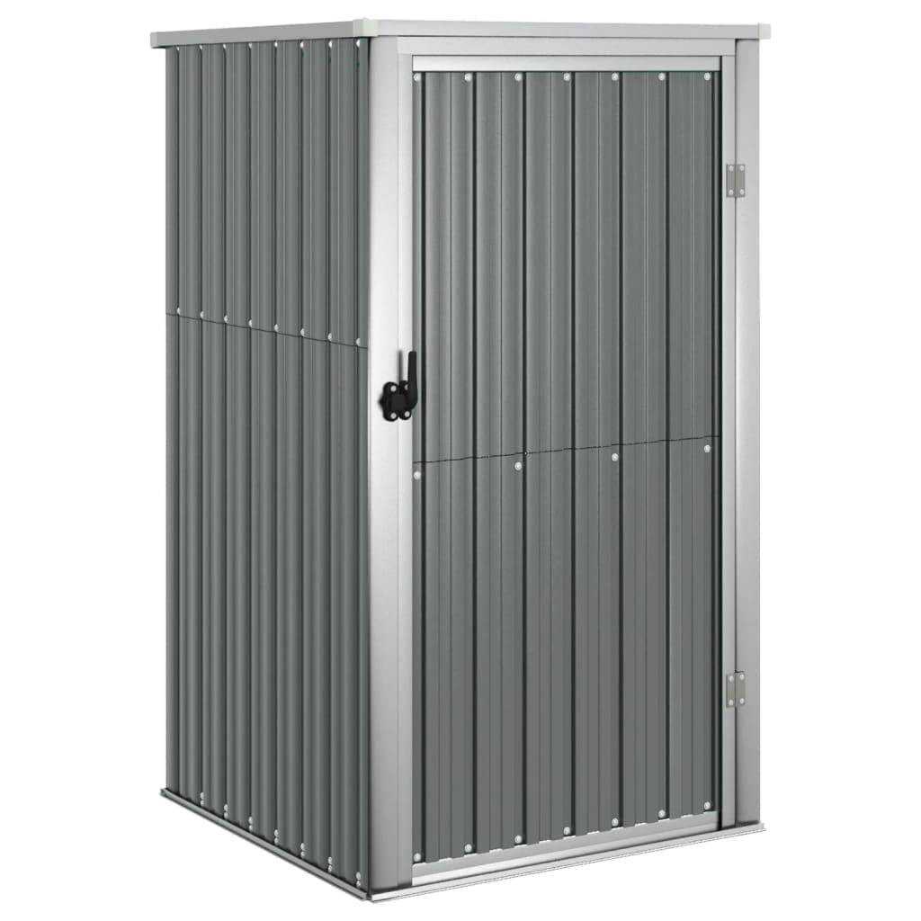 vidaXL Outdoor Storage Shed with Lockable Door (Black, 88.6 in x 35 in x 62.6 in) welud
