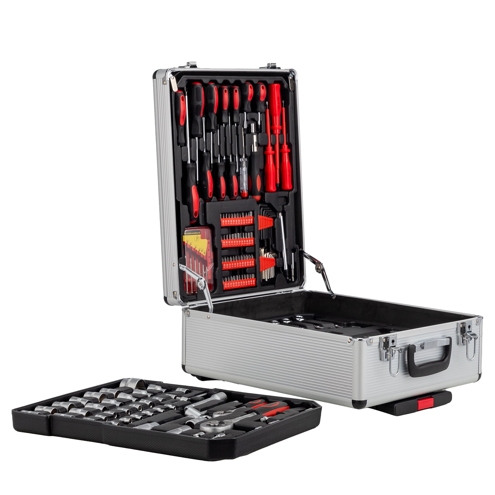 UBesGoo 799-Piece Household Mechanics Tool Set with Rolling Trolley Case (Silver, 799 Pieces) gk1n1