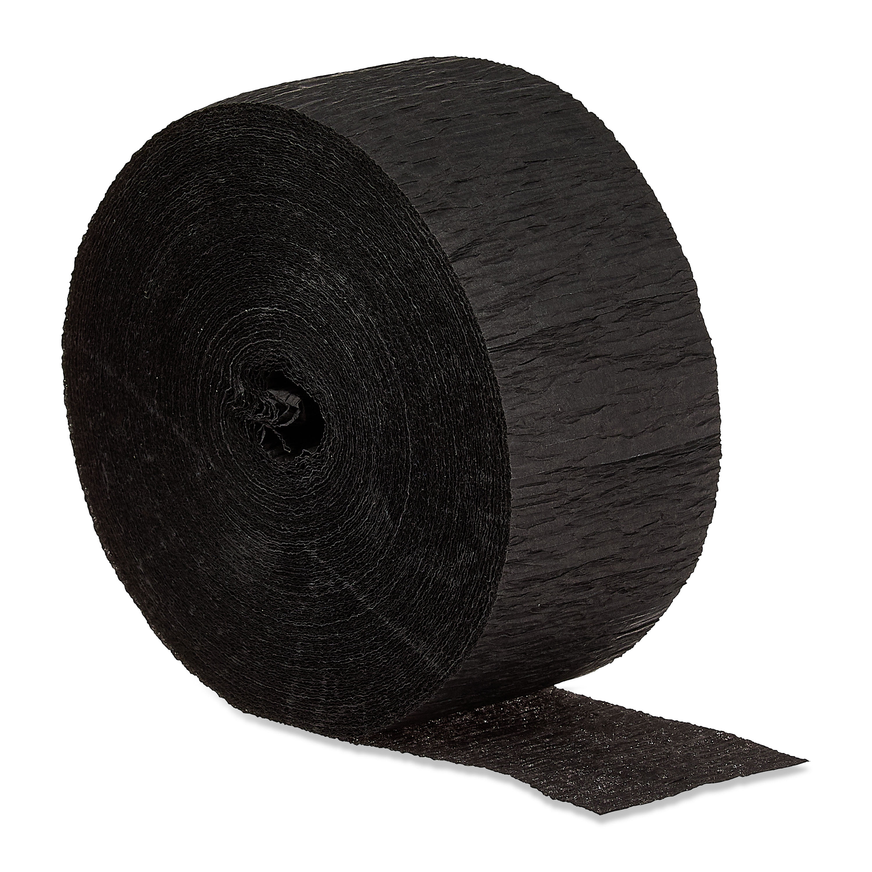 Way To Celebrate Paper Party Streamer, Decorative Crepe Paper for Events (Black, 150 ft) 3h7m7