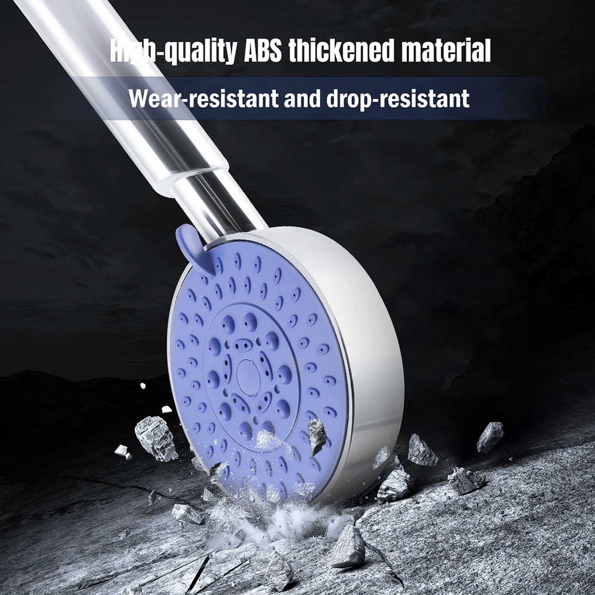 VAULT High Pressure Handheld Shower Head with 5 Adjustable Spray Settings (Chrome, 4 in) psn25