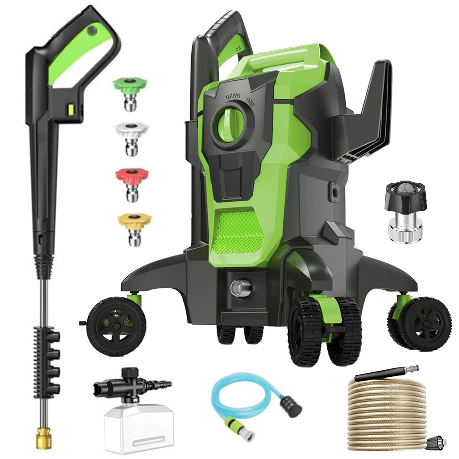 iFaveorr Electric Pressure Washer 4800 PSI 2.0 GPM High-Pressure Cleaner for Home and Car (15.22 fl oz Foam Cannon) 2don8