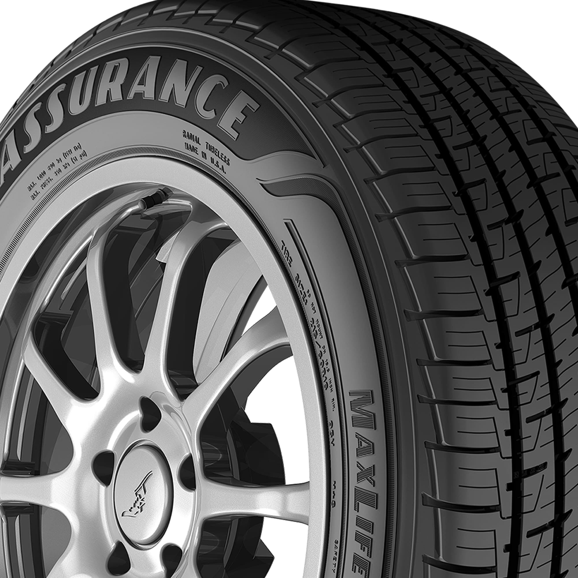 Goodyear Assurance MaxLife All Season Passenger Tire (Black Sidewall, 235/50R17) 6sg7q