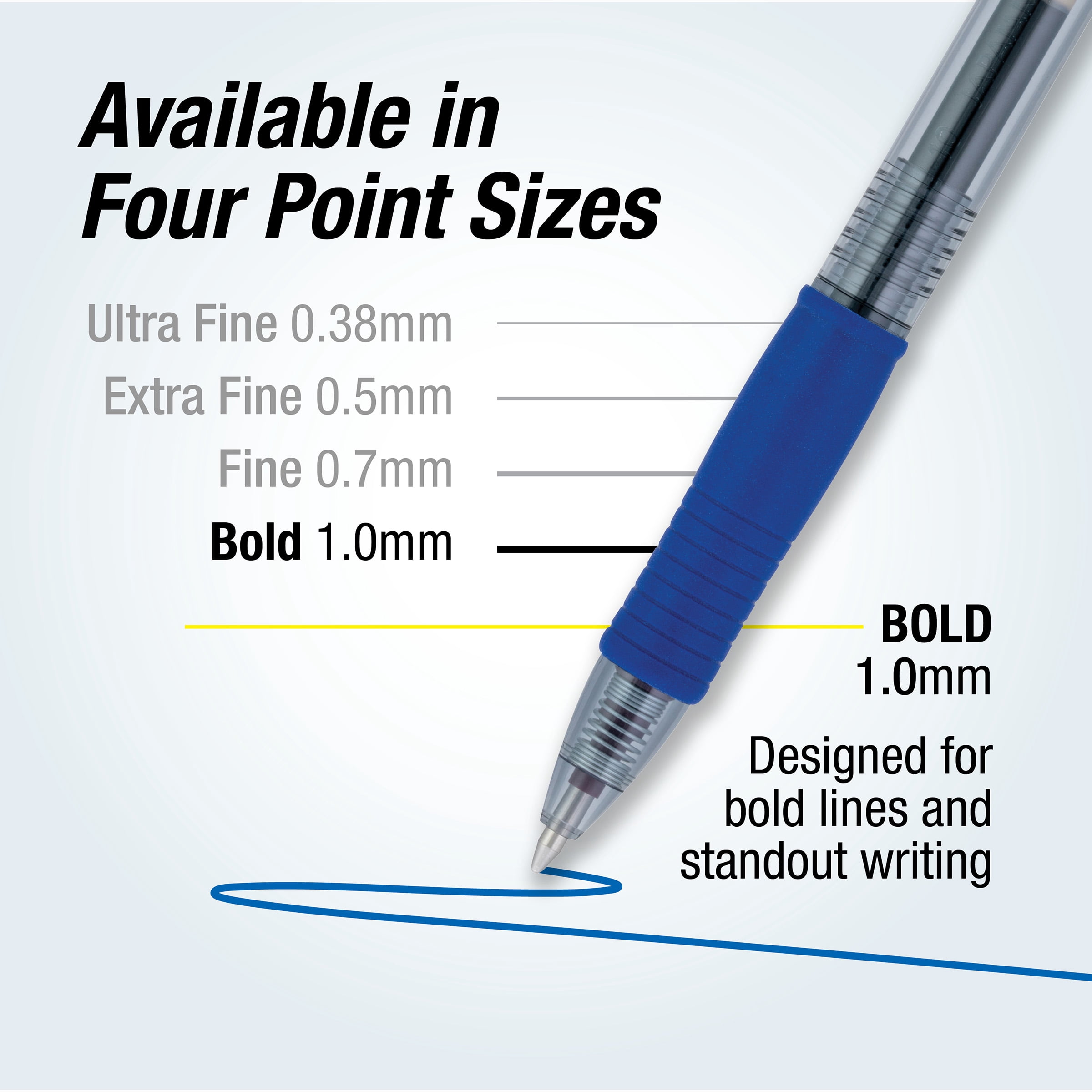 Pilot G2 Premium Gel Roller Pens, Smooth Writing Quick-Drying Ink (Blue, 12 Pack) cubea
