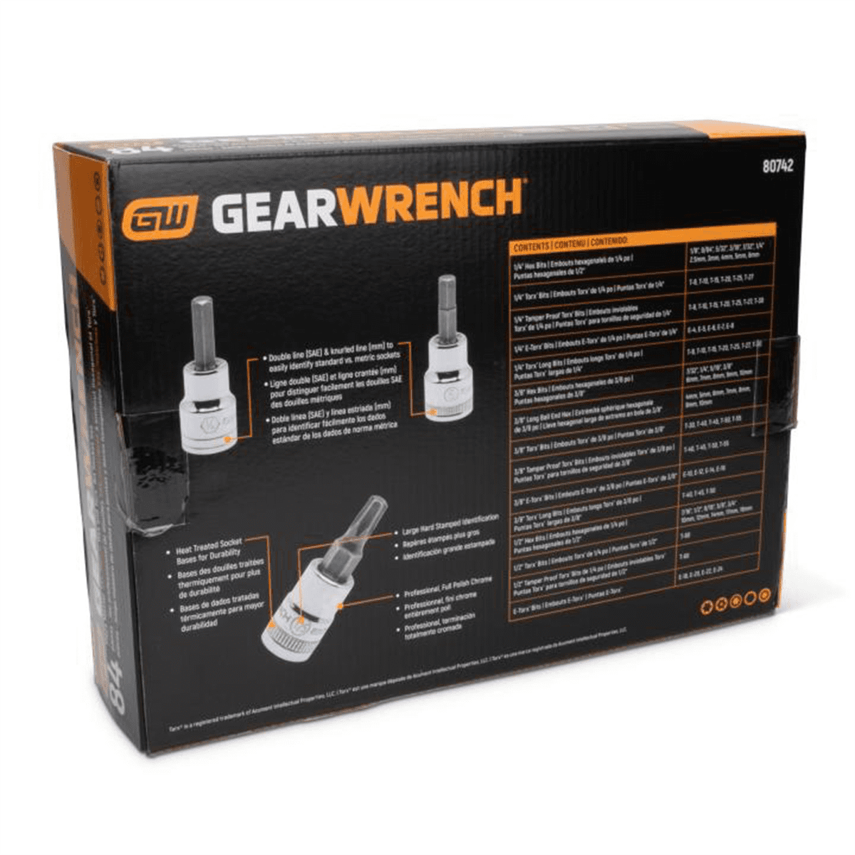 GEARWRENCH 84-Piece Master Hex and Torx Bit Socket Set (SAE/Metric, 84-Piece) jbce7