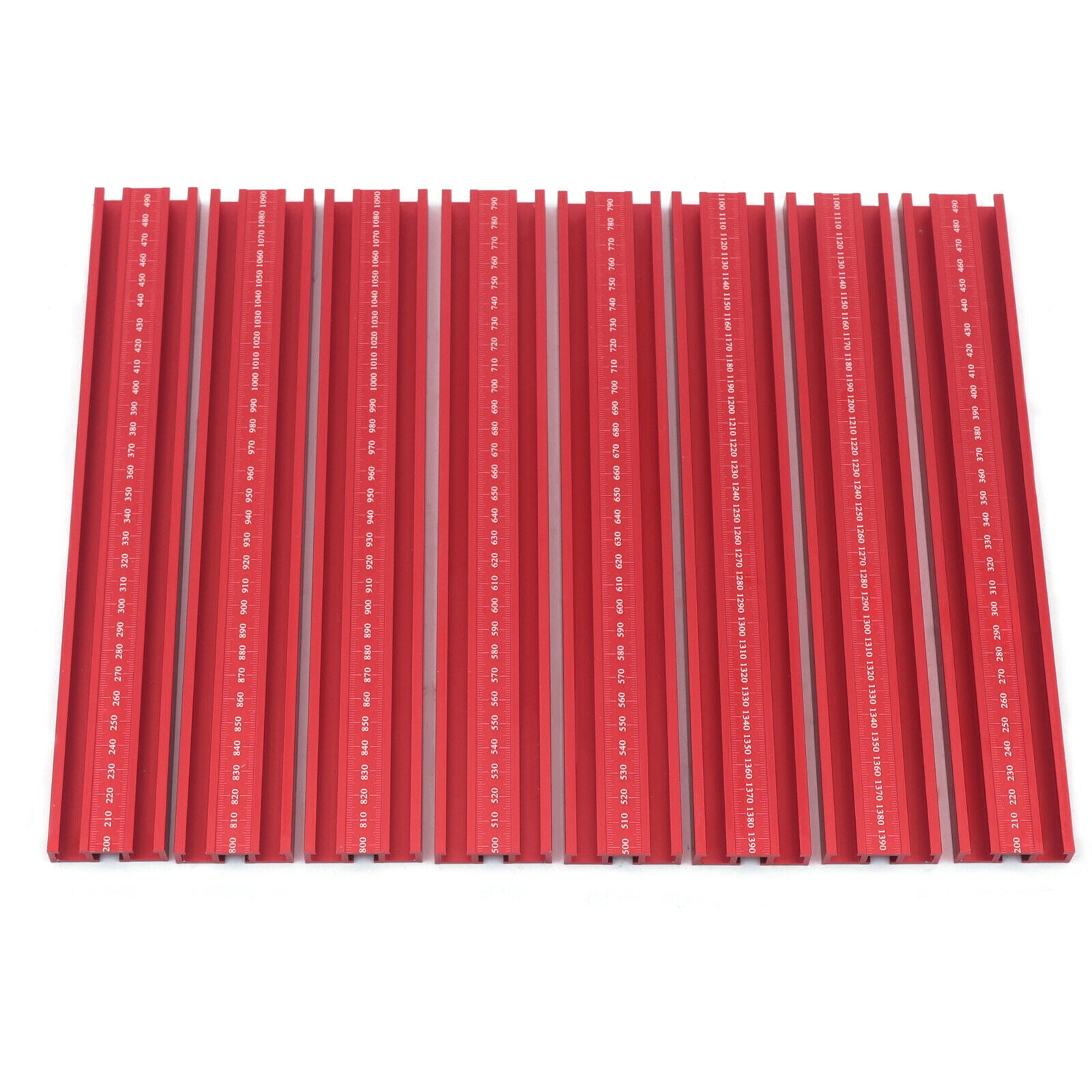 TOOL1SHOoo Aluminum Alloy Carpentry Woodworking Parallel Slide Splicing Tool (Red, 12 in) kodau
