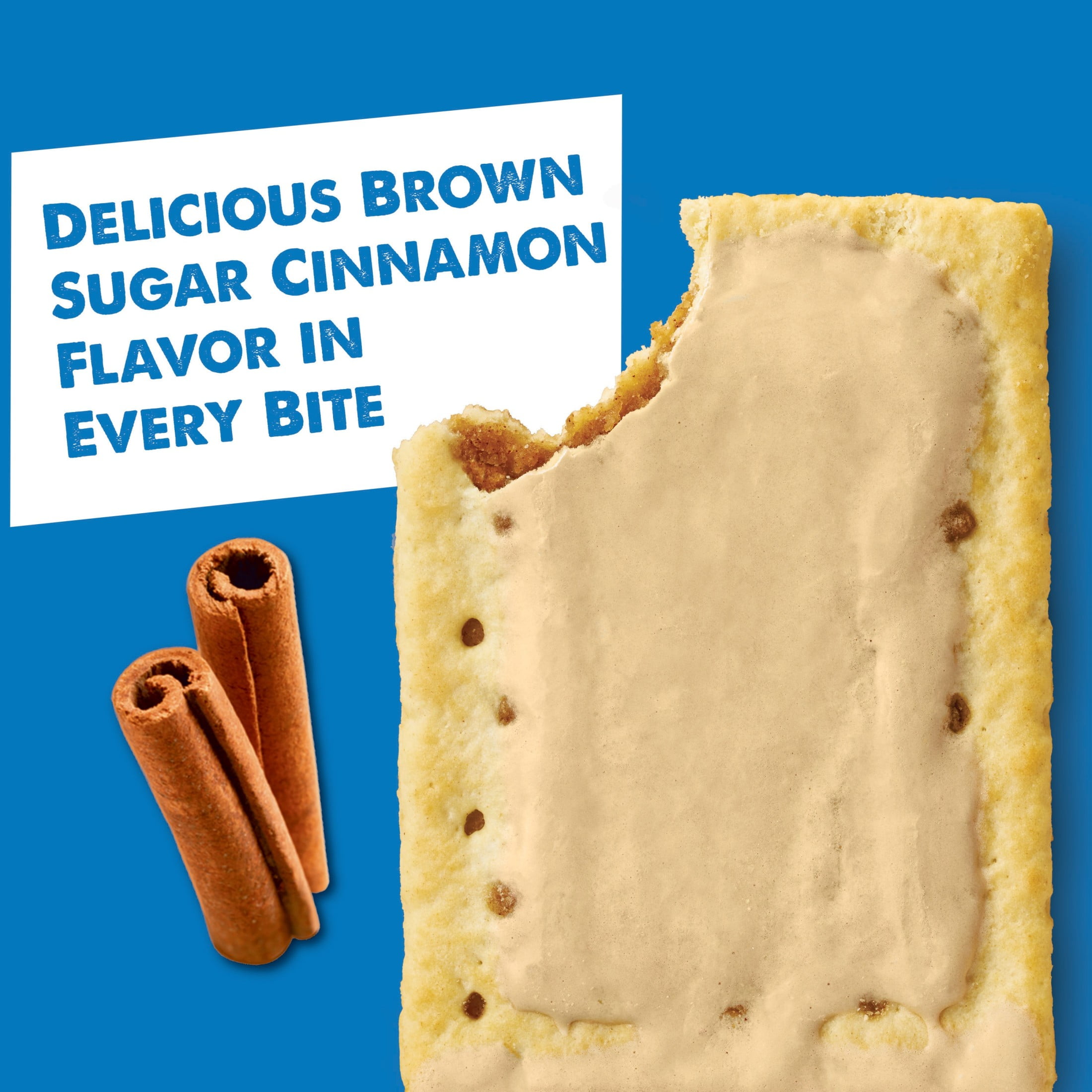 Pop-Tarts Frosted Brown Sugar Cinnamon Toaster Pastries, Ready-to-Eat Breakfast Snack (27 oz, 16 Count) auata
