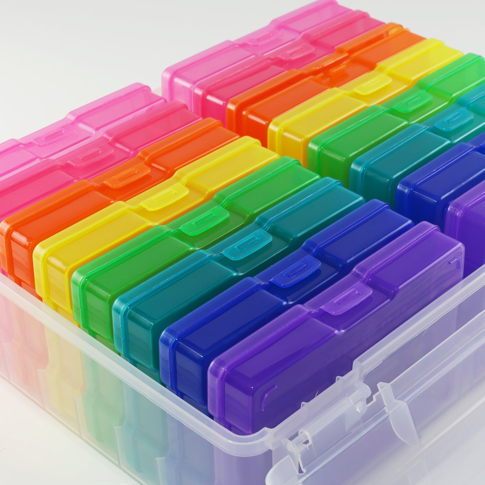 Simply Tidy Photo & Craft Keeper Storage Organizer (Multicolor, 16-Case Set) 69wev