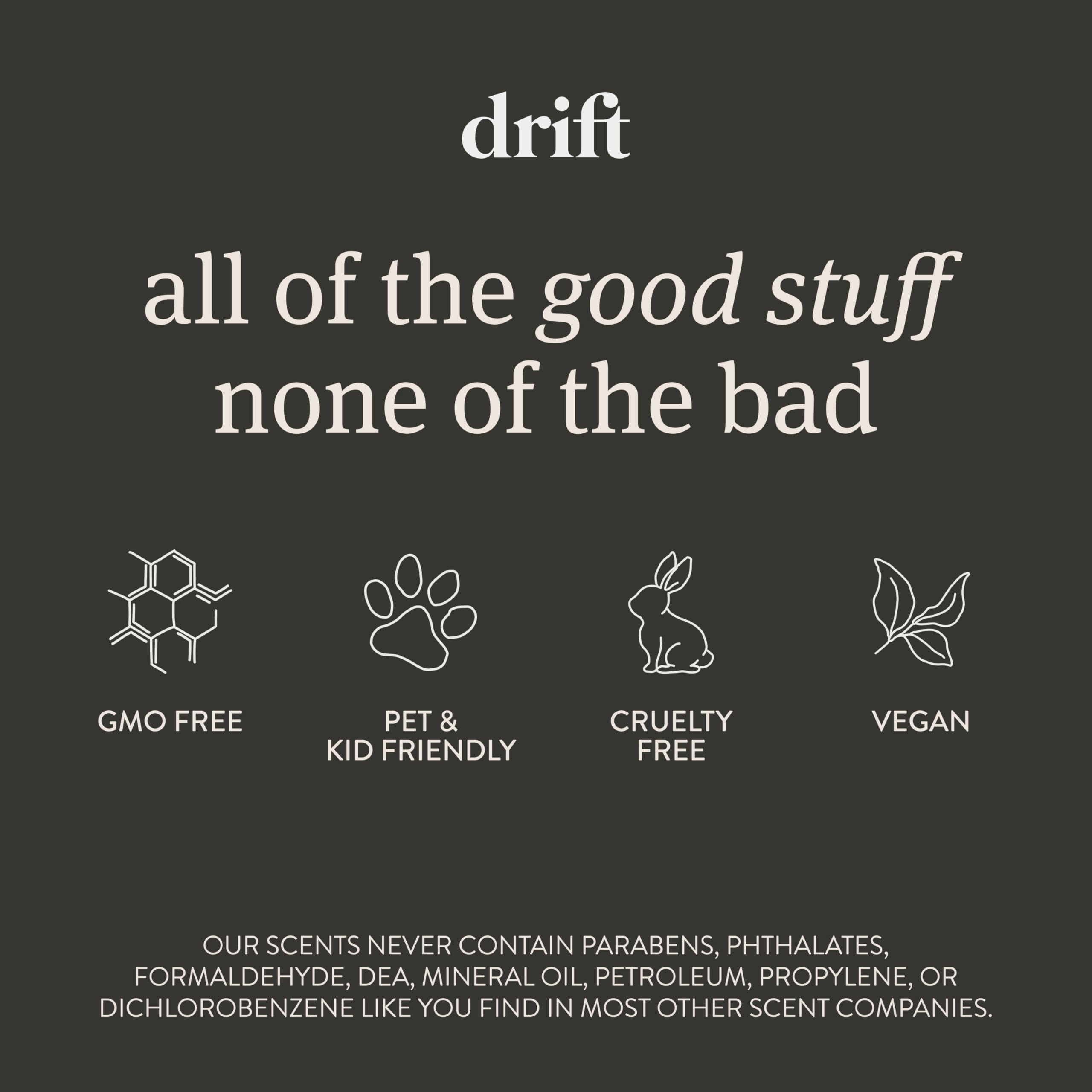 Drift Car Air Freshener Starter Kit, Wood Odor Eliminator with Amber Scent (Brown, 1 Pack) no8py