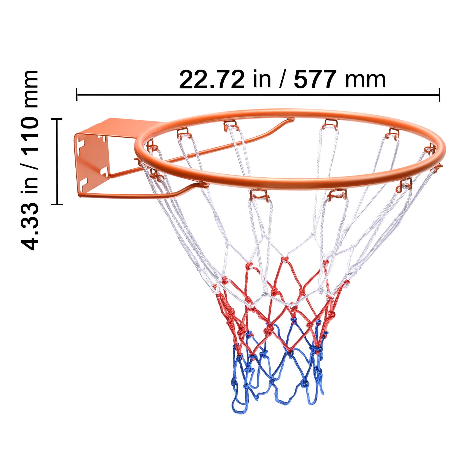 KFFKFF Basketball Rim Replacement (Orange, 18 in) ghe7m