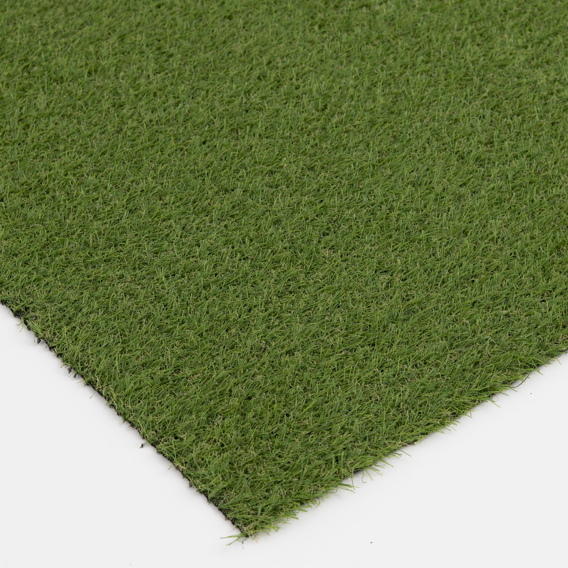 Mainstays Faux Grass Outdoor Rug, Weather-Resistant Synthetic Turf for Patio and Deck (Green, 7 ft x 10 ft) t07h1