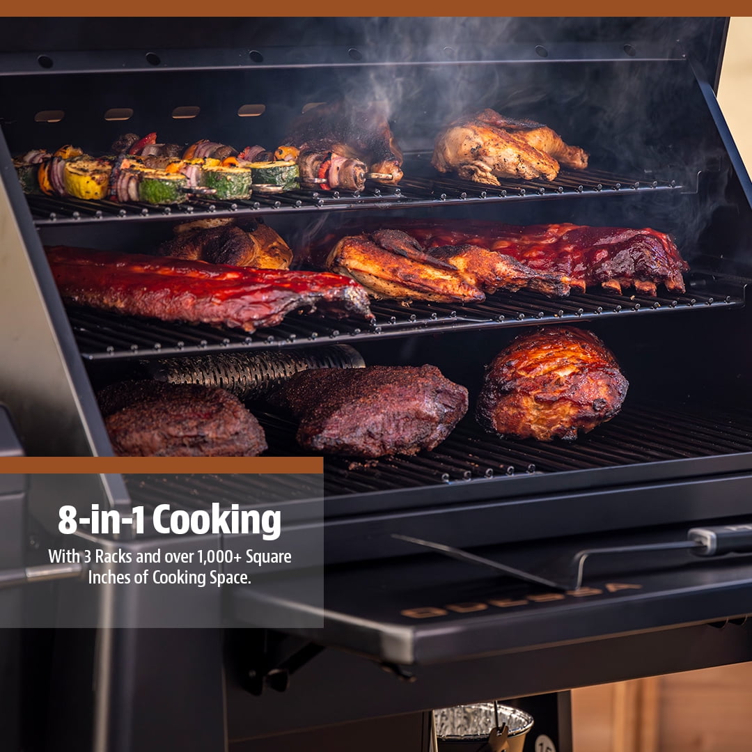 Pit Boss Onyx Series Odessa Wood Fired Pellet Grill with Wi-Fi and Bluetooth (Black, 1323 sq in) 0n6lp