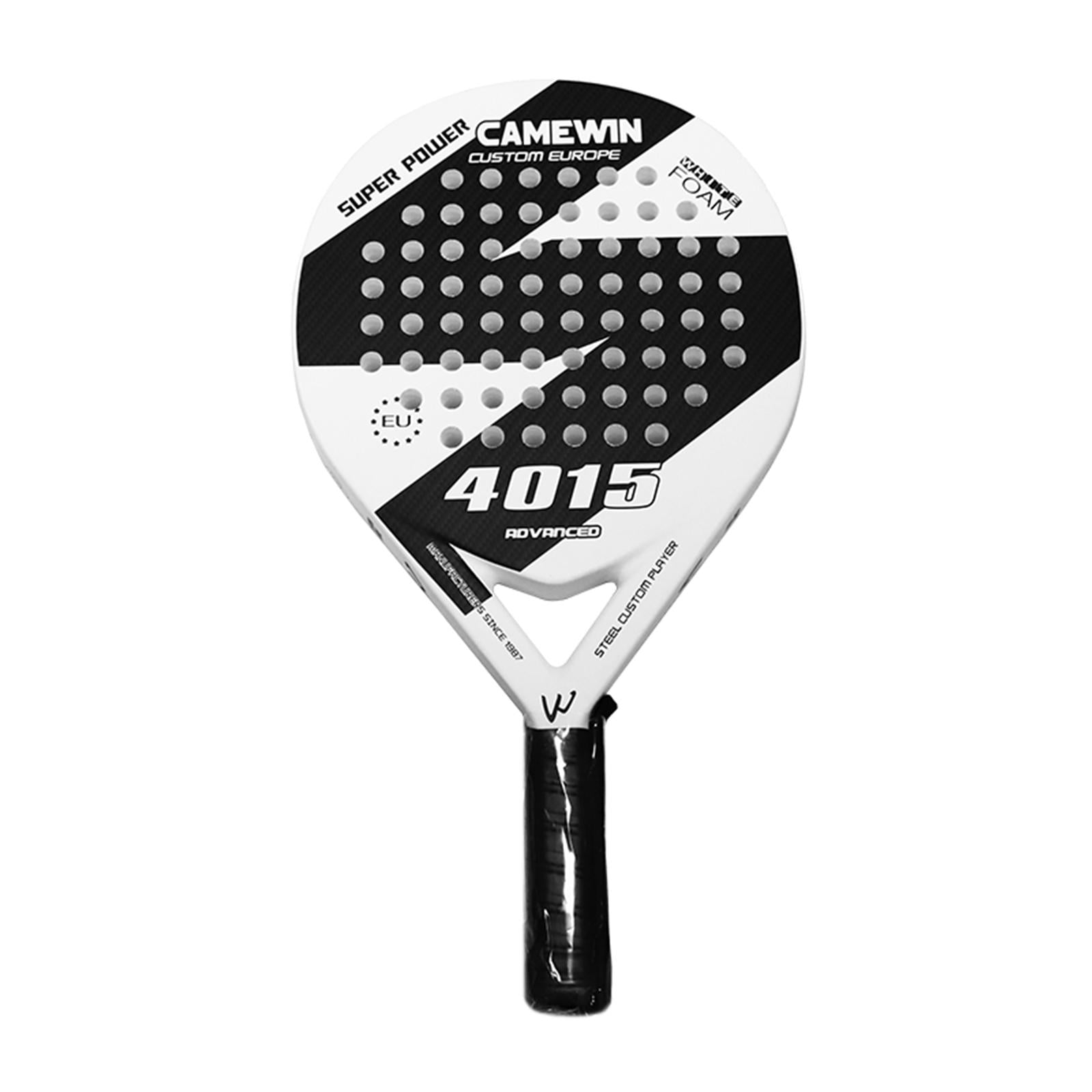 Simhoa Carbon Fiber Pickleball Paddle Durable Lightweight Sport Racket (White, 1.5 in) gvnjf