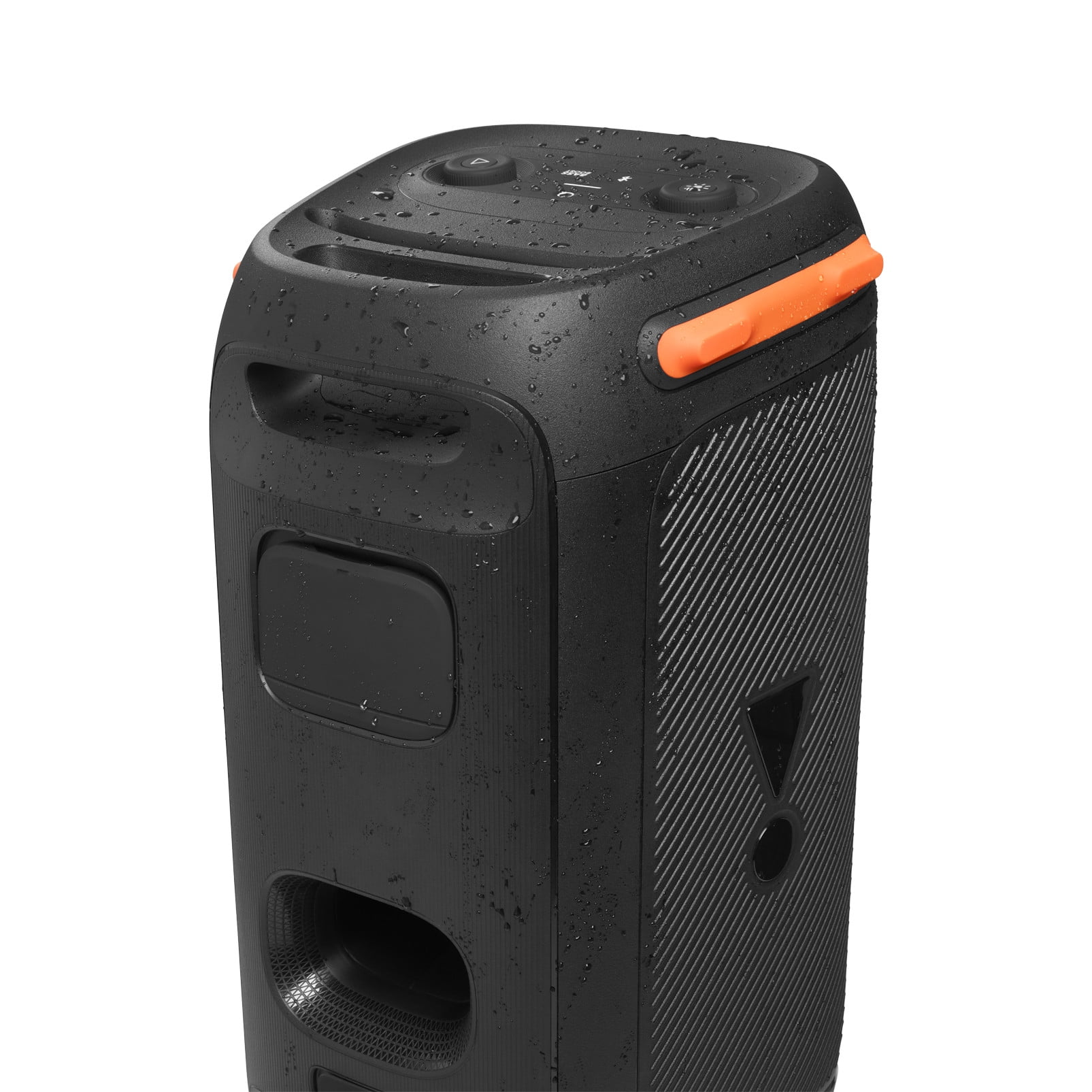 JBL PartyBox 110 Portable Bluetooth Speaker with Dynamic Light Show and Deep Bass (Black) pjgzz