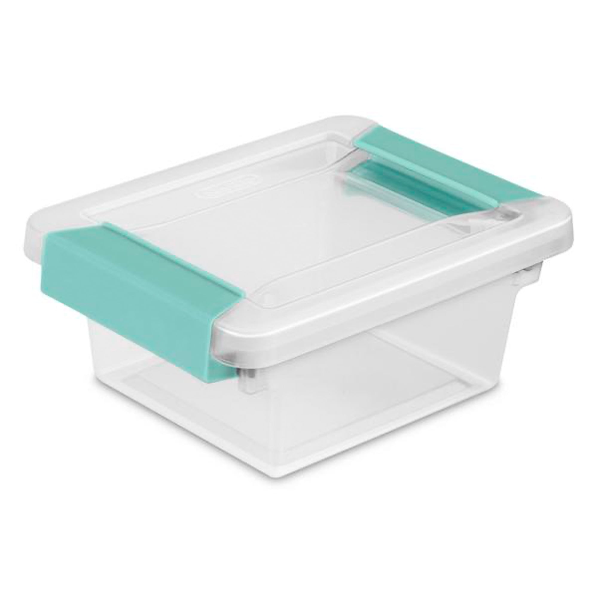 Sterilite Clip Storage Box Organizer Set (Clear, 10 Pack) 7wpr7
