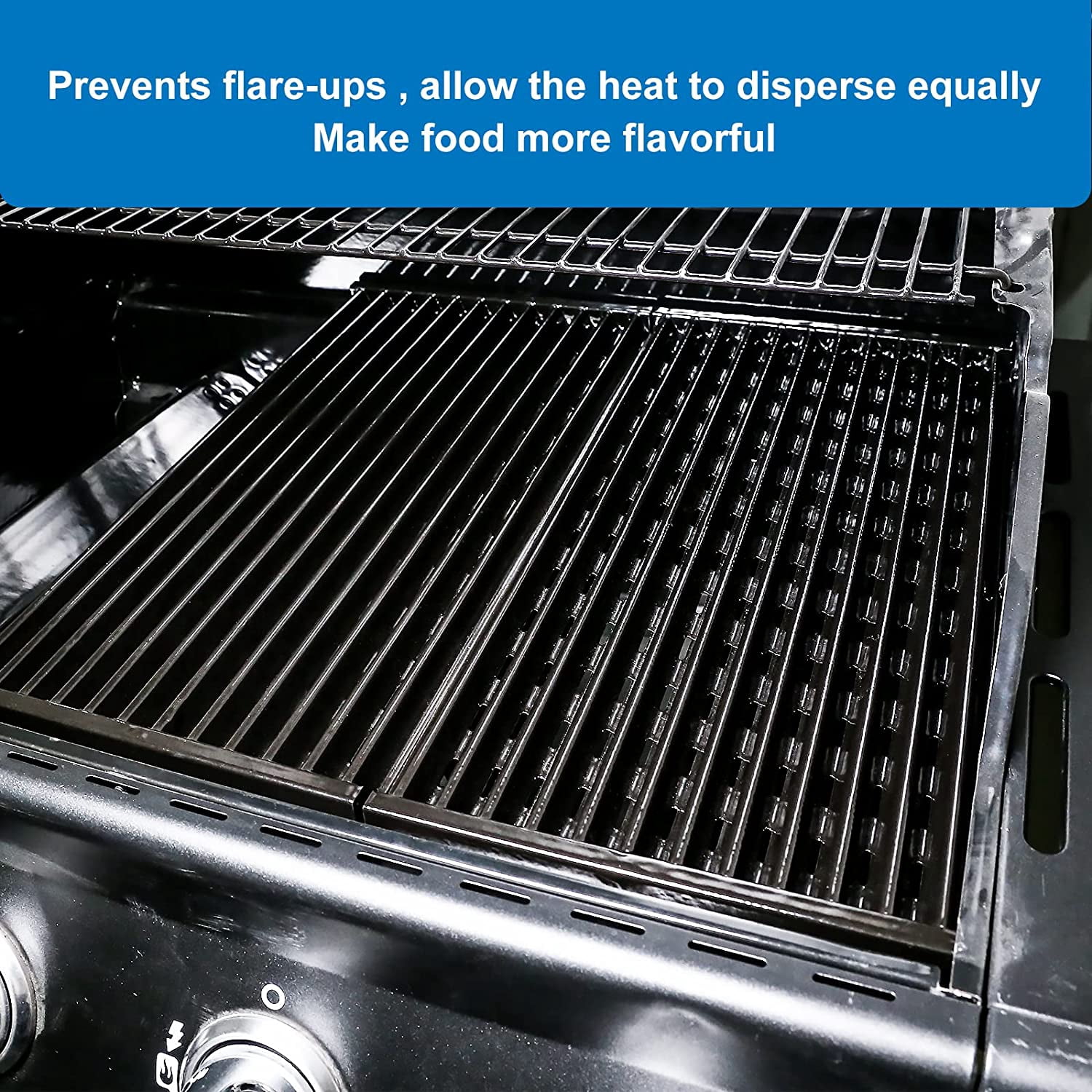 CharBroil Porcelain-Enameled Grill Grate Replacement Parts for Performance TRU-Infrared Gas Grills (2 Pack) y0iwv
