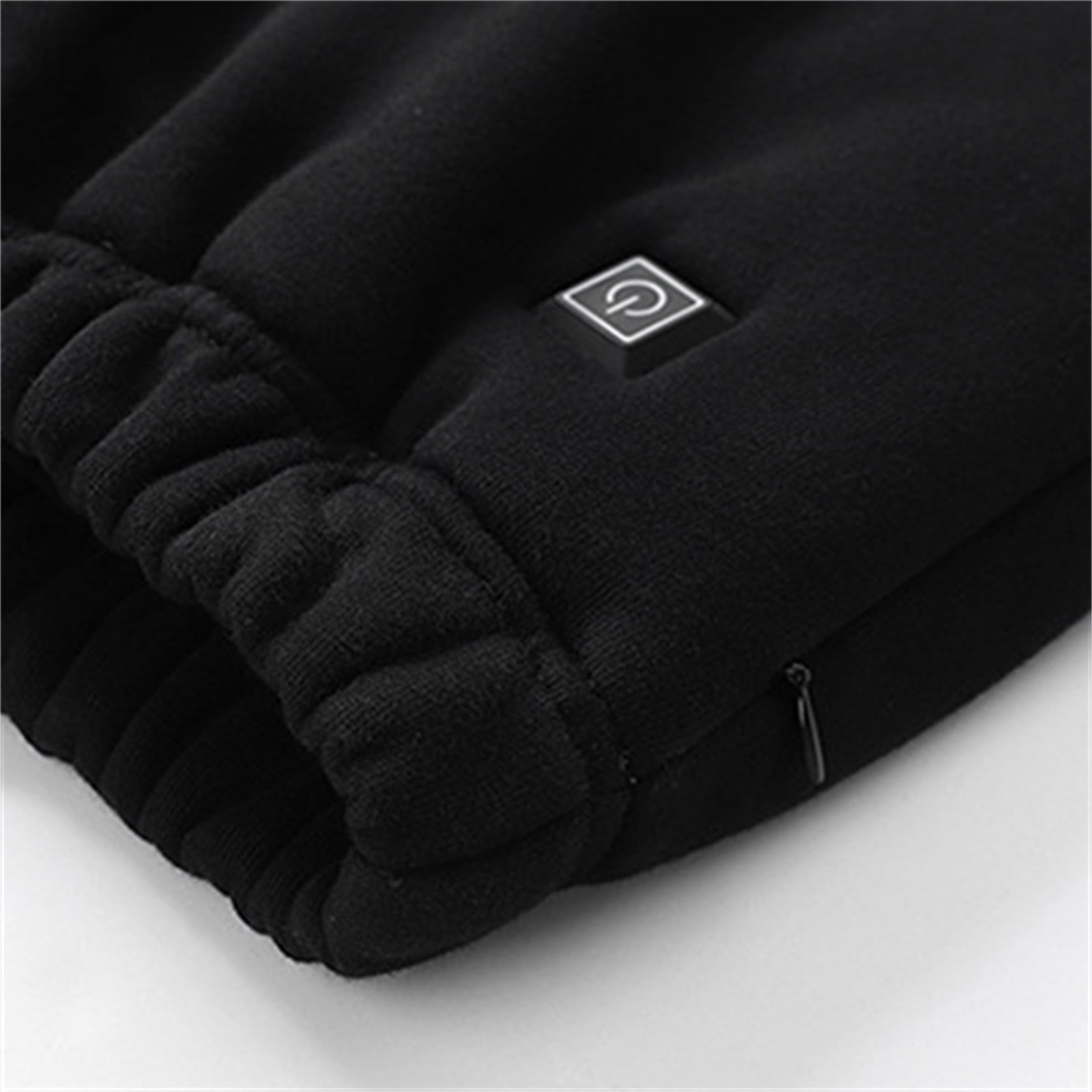 Letdown Men's Thermal Underwear Set Smart Heating Base Layer Long Johns (Black, L) lmk5m