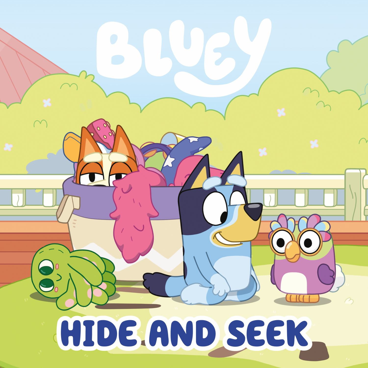 Penguin Young Readers Bluey: Hide and Seek (Board Book, 10 in x 10 in) ld8pr