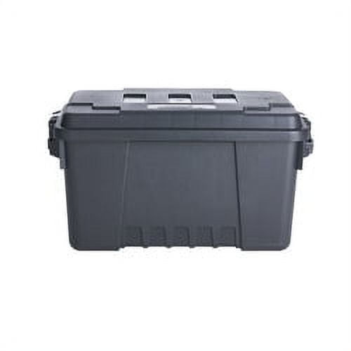 Plano Sportsman Trunk Heavy-Duty Storage Bin (Black, 56-Quart) kdib8