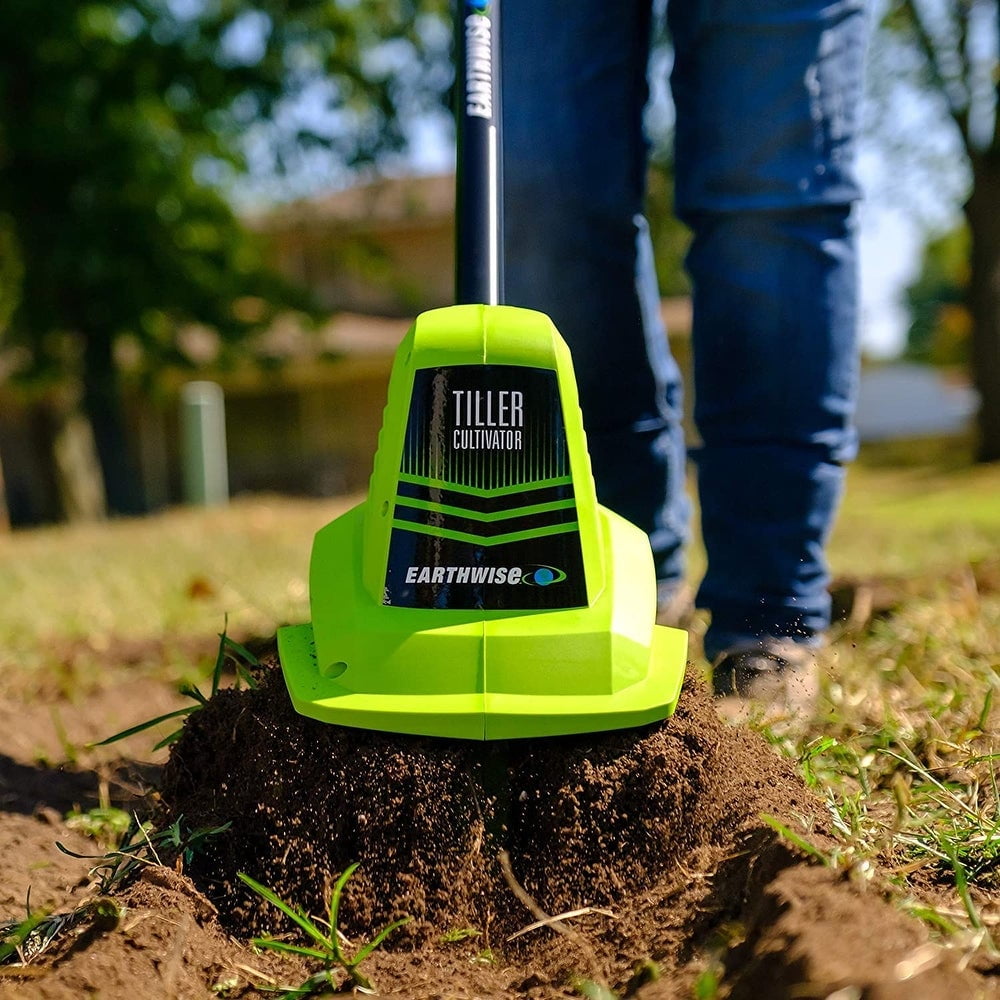 Earthwise 20-Volt Cordless Electric Garden Tiller and Cultivator (7.5 in) pxjg5