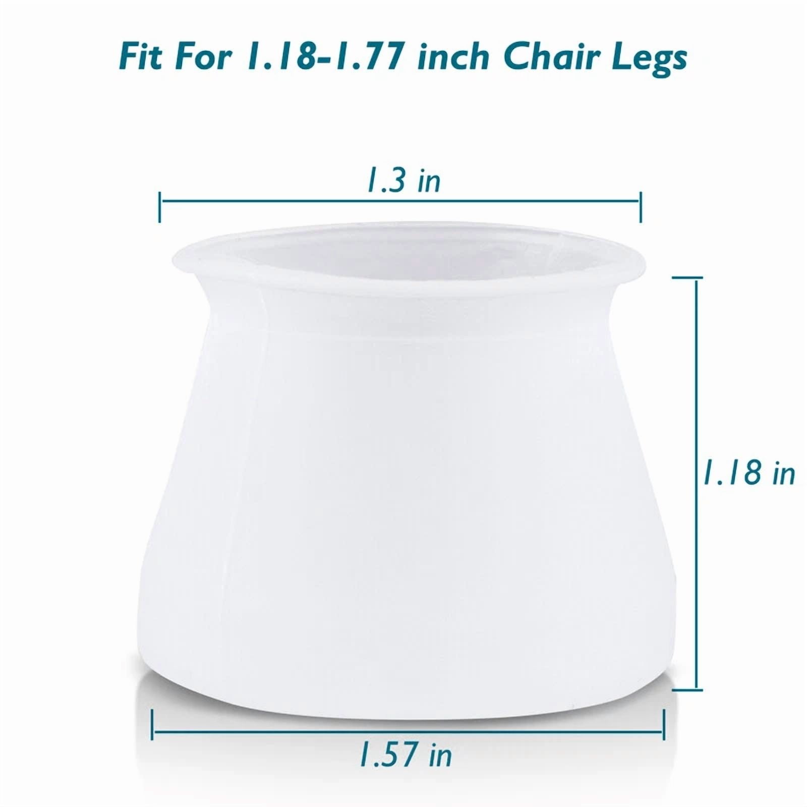 KLYNE Chair Leg Protectors Anti-Slip Furniture Pads for Bar Stools and Tables (32 Pcs) 7lzut