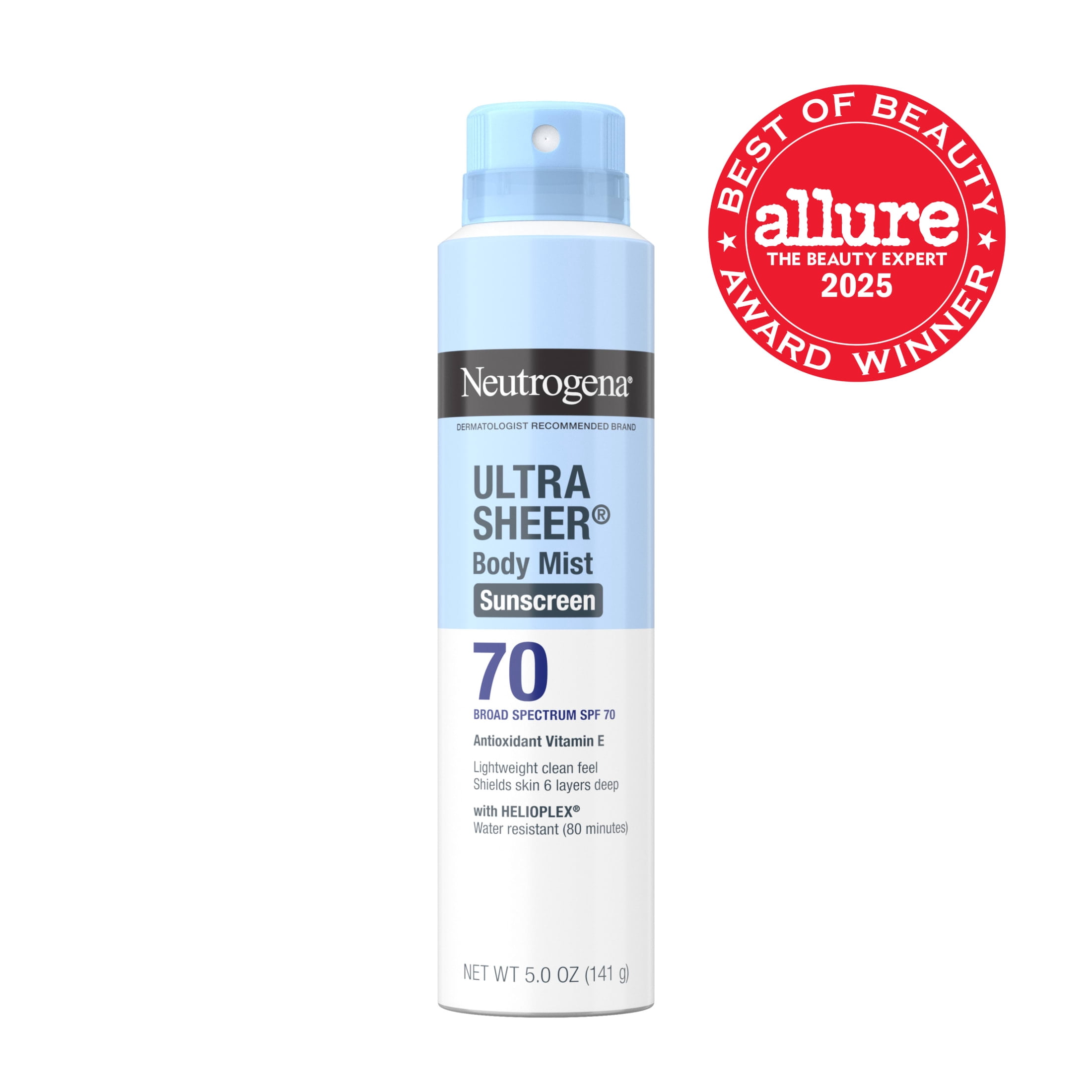 Neutrogena Ultra Sheer Dry-Touch Sunscreen Spray Broad Spectrum SPF 70 (5 oz) 0c2fn