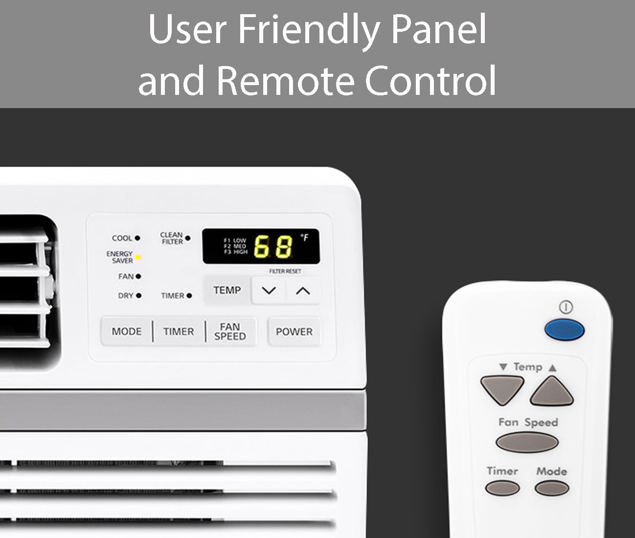 LG 18,000 BTU Window Air Conditioner with Remote Control (White, 1000 sq ft) r8k9w