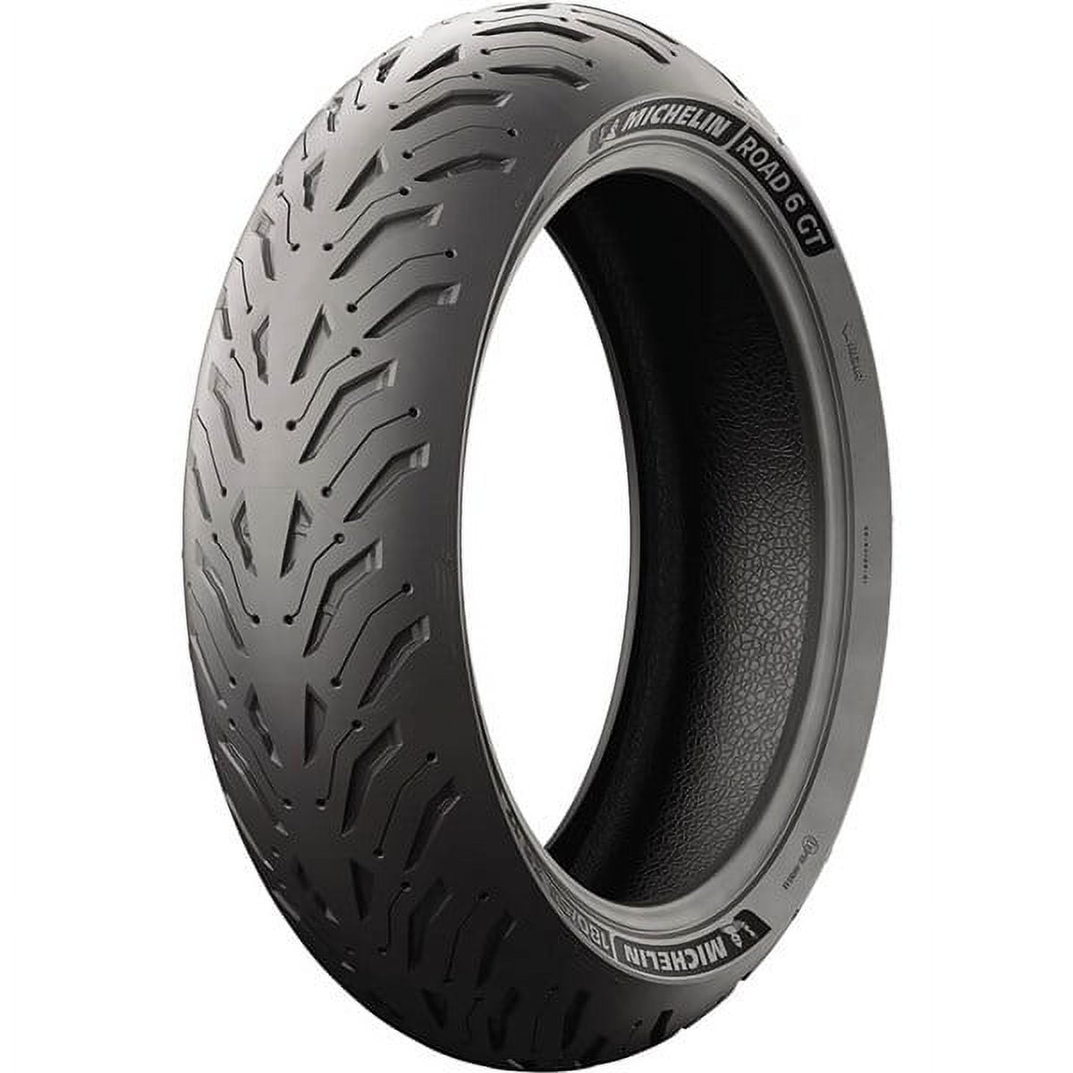 Michelin Road 6 Rear Motorcycle Tire (Black, 180/55ZR17) 6ihso
