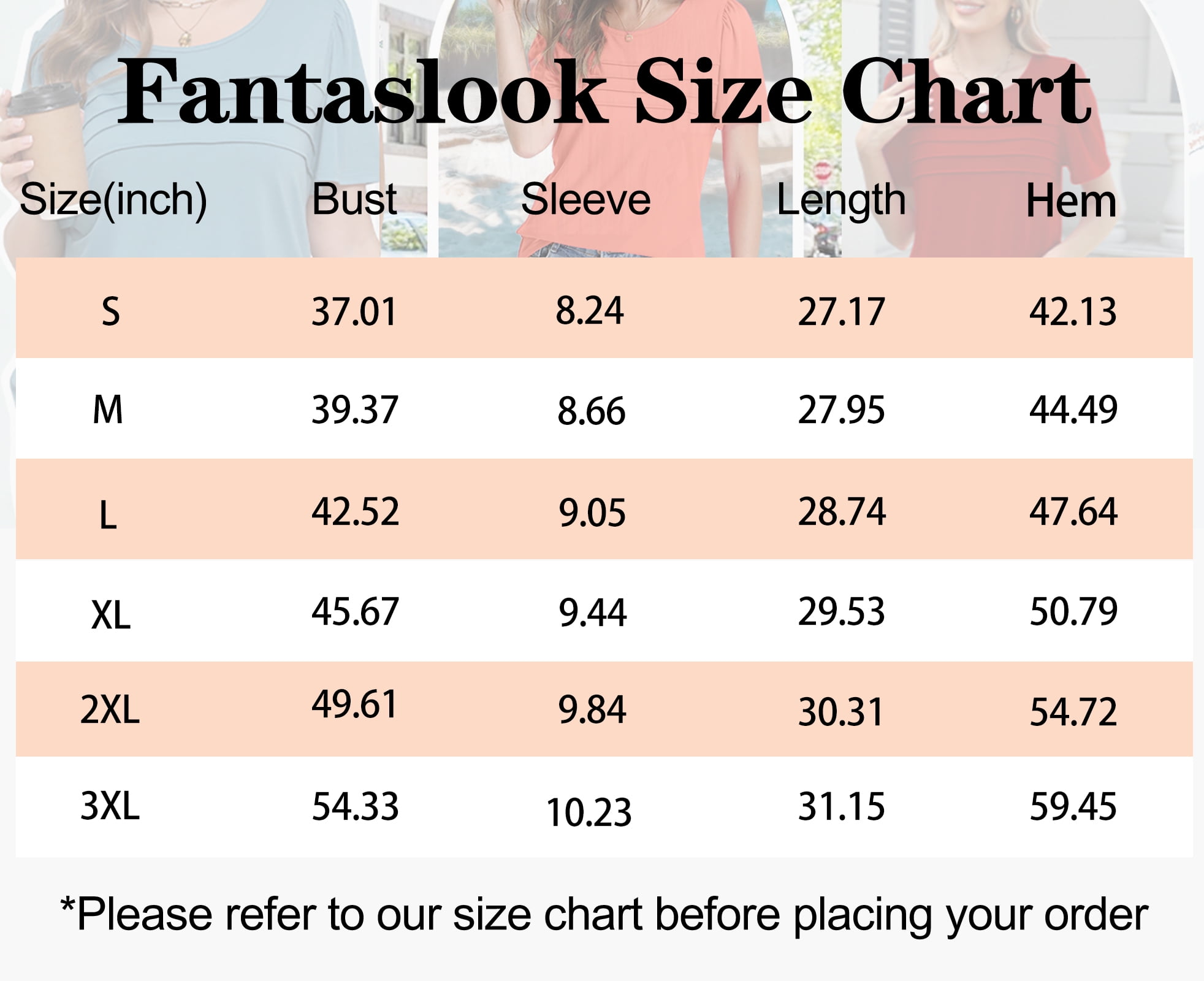Fantaslook Women's Dressy Casual Tunic Top Short Sleeve Pleated Crew Neck Shirt (Red, L) dv9ty