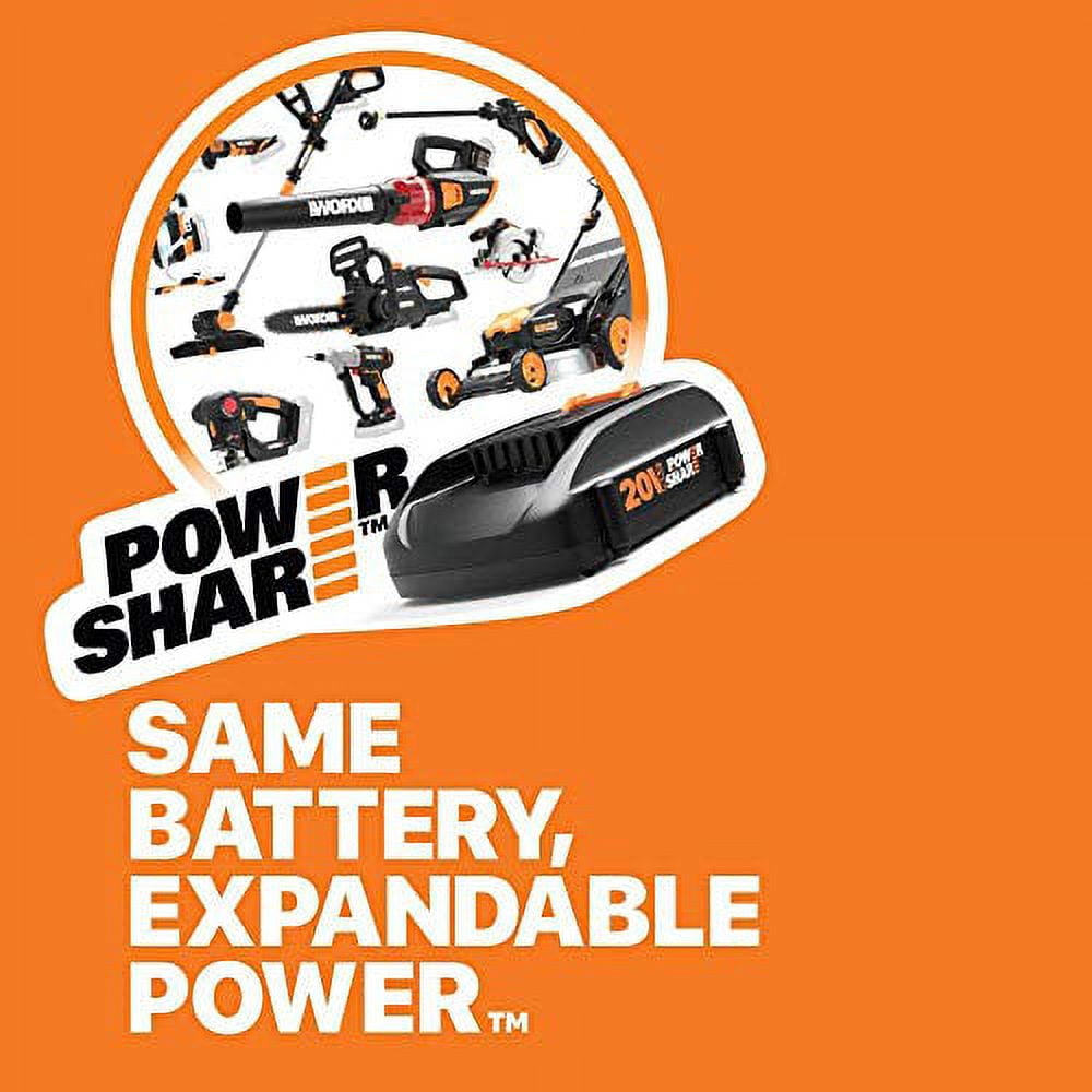 WORX 20V Brushless Hydroshot Cordless High Flow Pressure Washer (350 PSI, 5-in-1 Nozzle) frxip