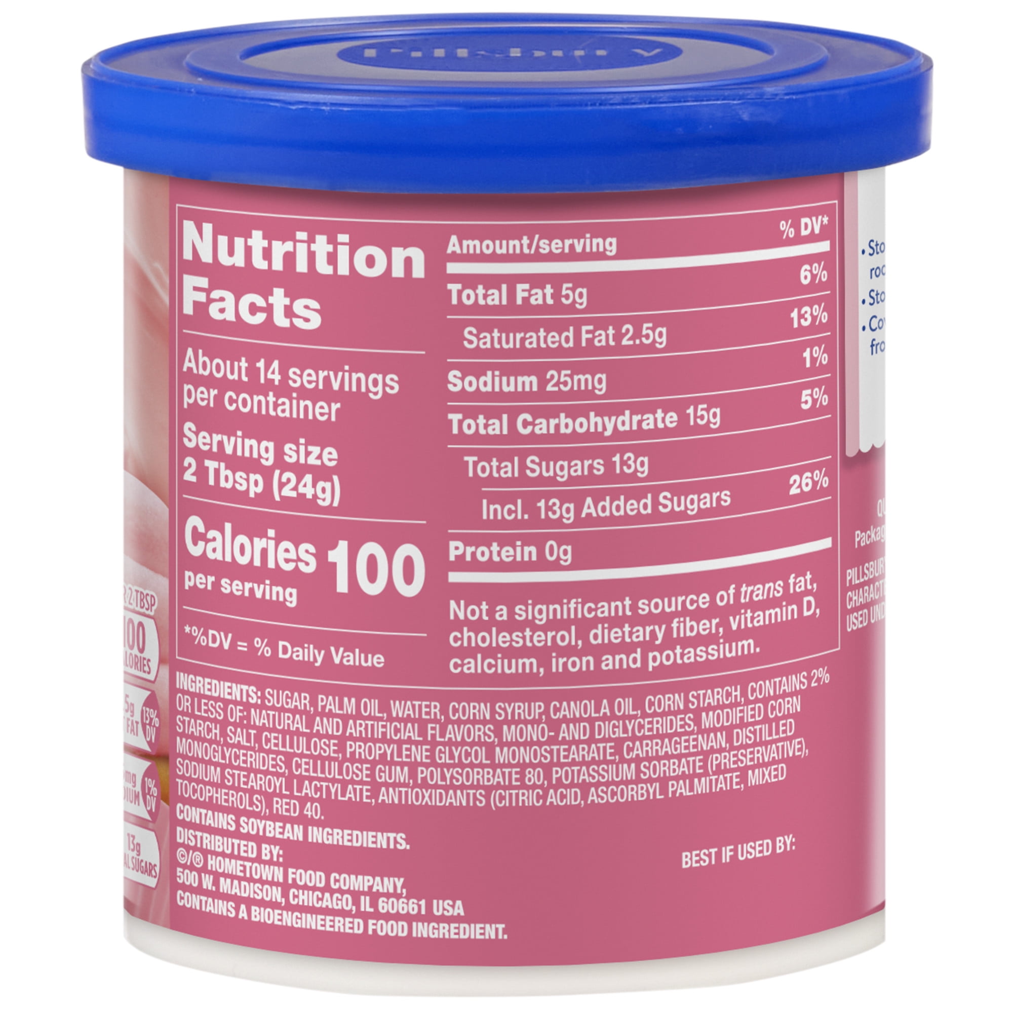 Pillsbury Whipped Strawberry Delight Frosting (Pink, 12 oz) 1g0xc