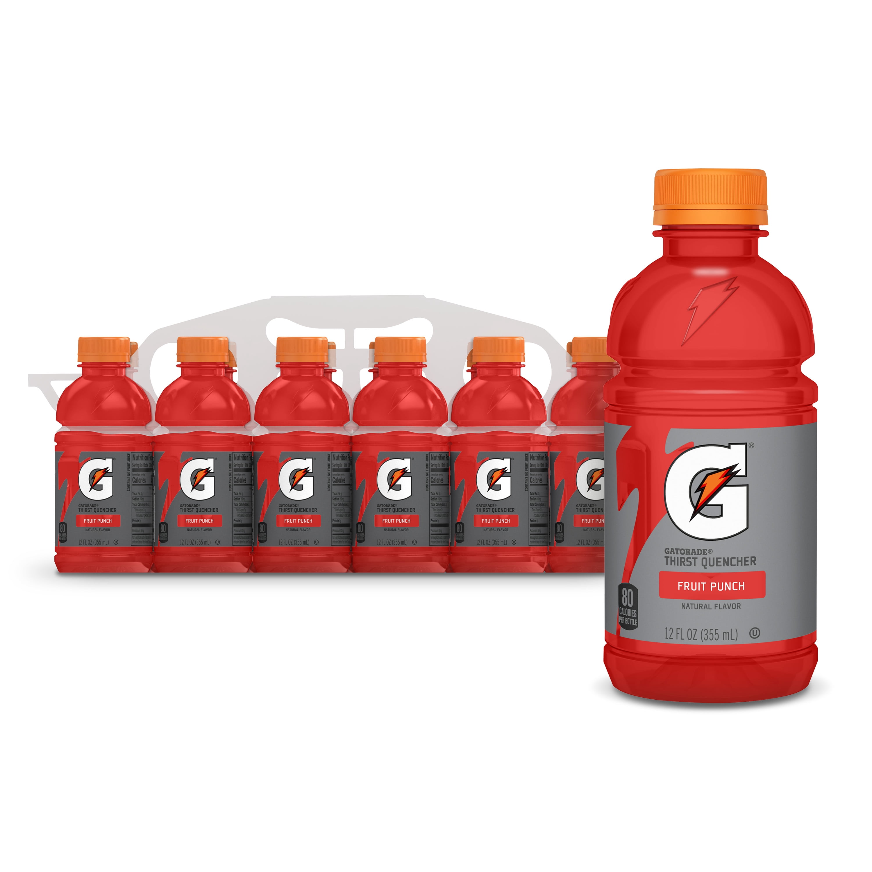 Gatorade Thirst Quencher Sports Drink, Fruit Punch Flavor (12 fl oz, 12 Count) bxylw
