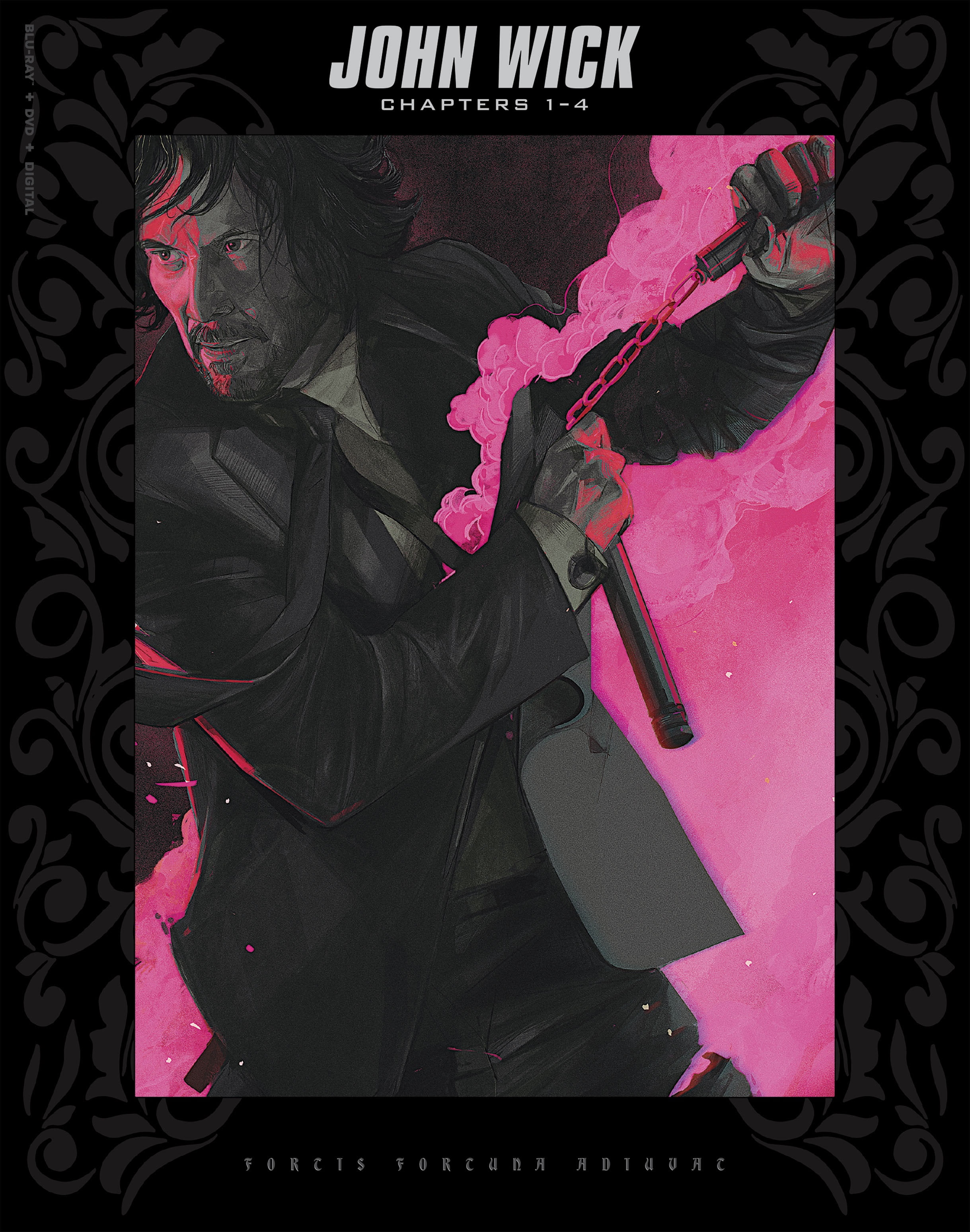 Lionsgate John Wick Chapter 1-4 Collection (Blu-ray, DVD, Digital Copy, 4-Disc Set) h51pr