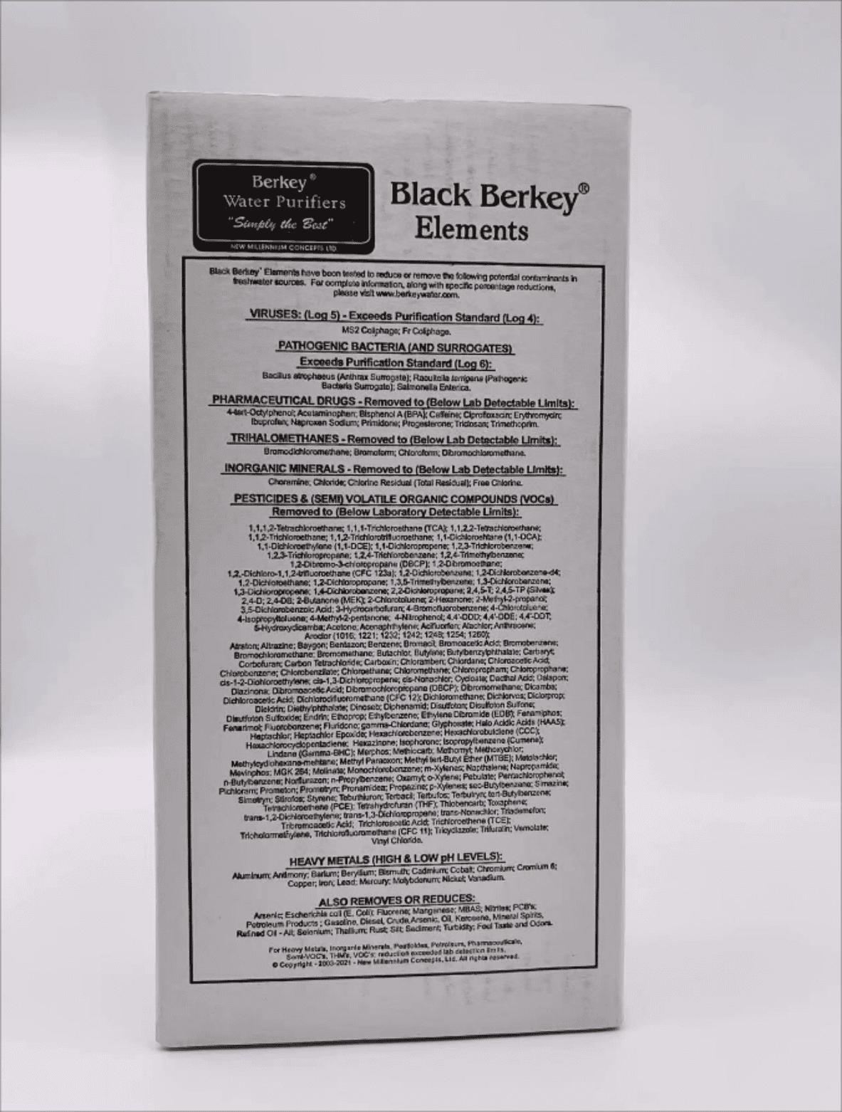 Berkey Authentic Black Berkey Elements BB9-2 Water Filter Replacements (Set of 2) kvqtc