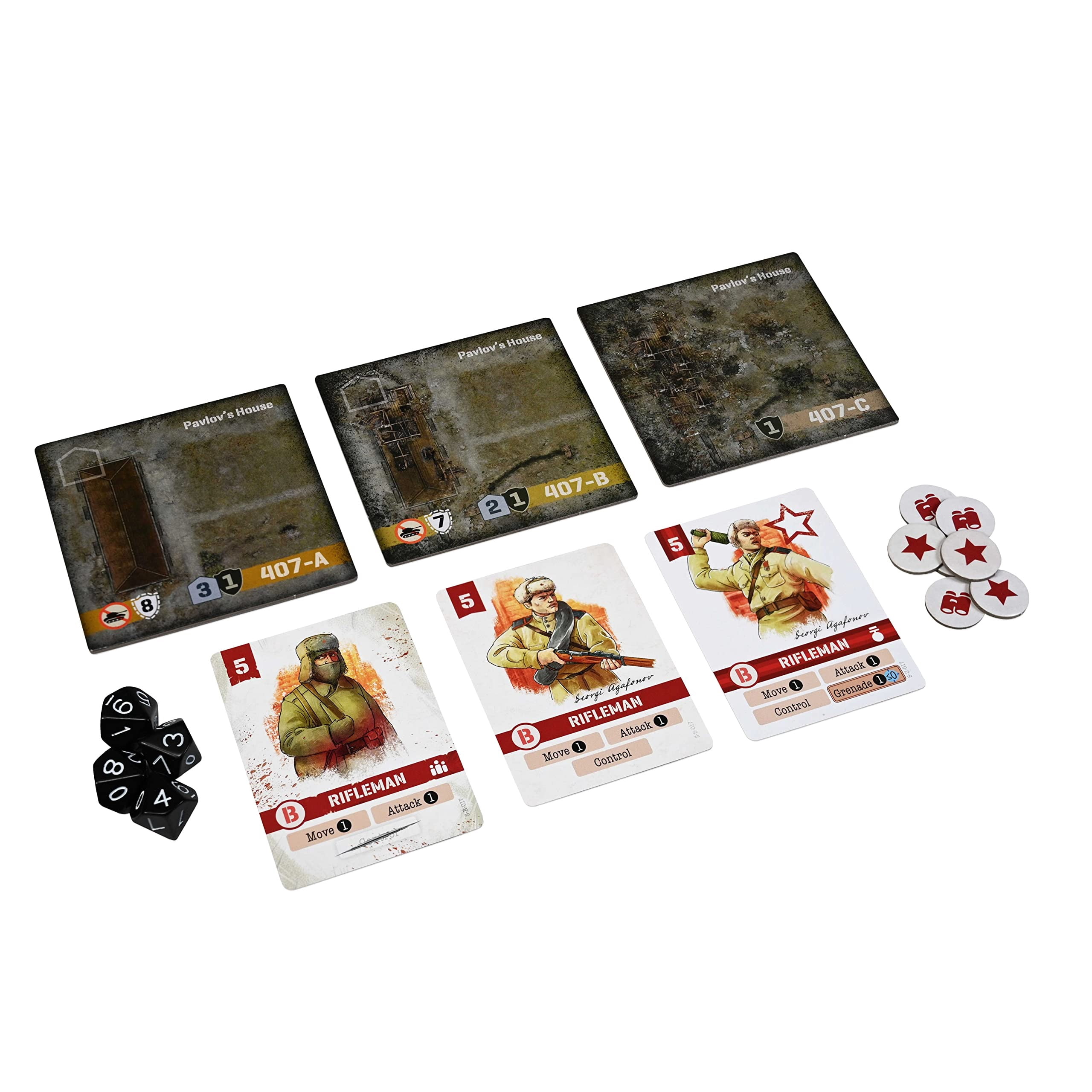 Osprey Games Undaunted: Stalingrad Strategy Board Game (White, 2 Player) lev59
