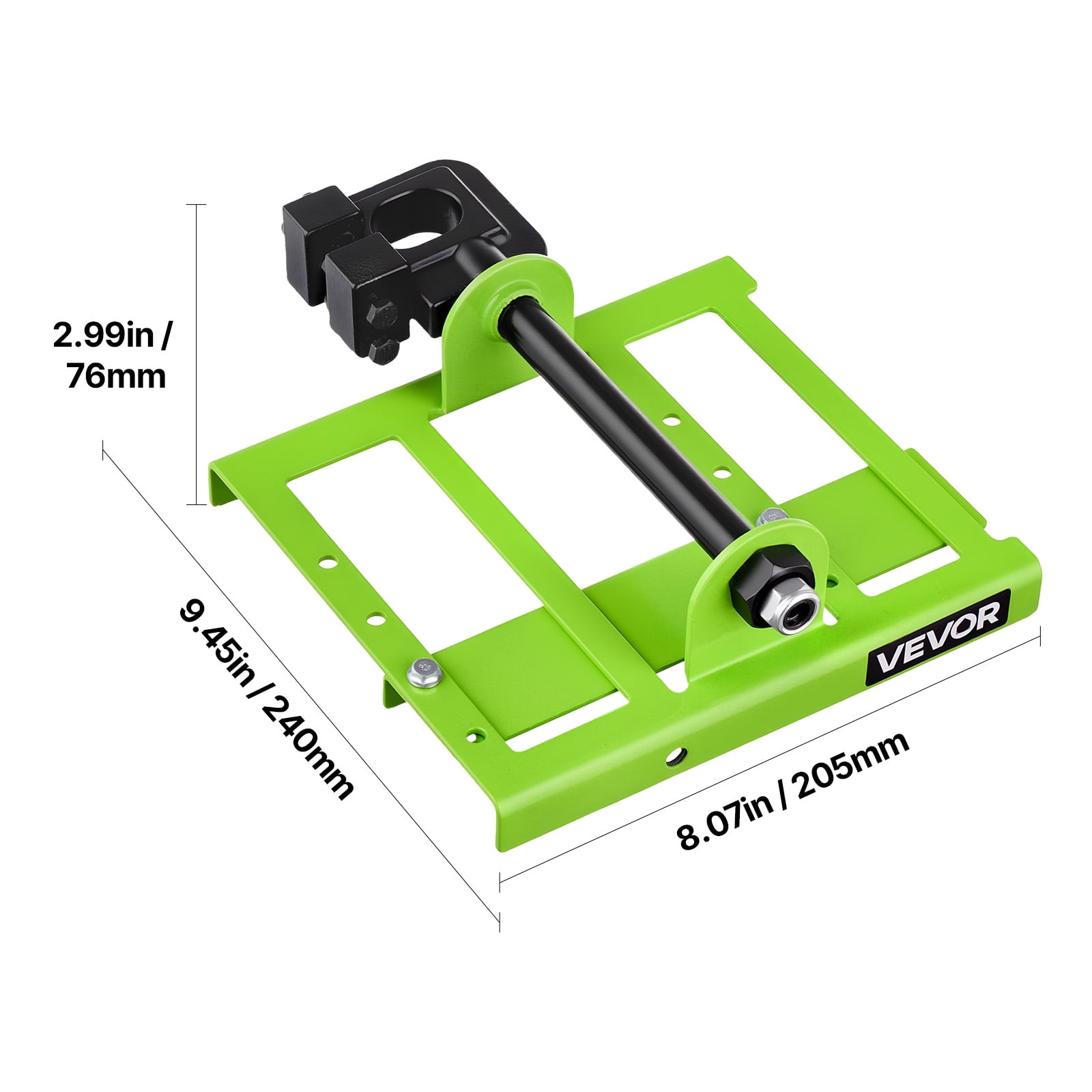 VEVOR Chainsaw Mill, Vertical Lumber Cutting Guide, Adjustable Timber Attachment for Woodworking (Green, 2-6 in Width) rq9tp