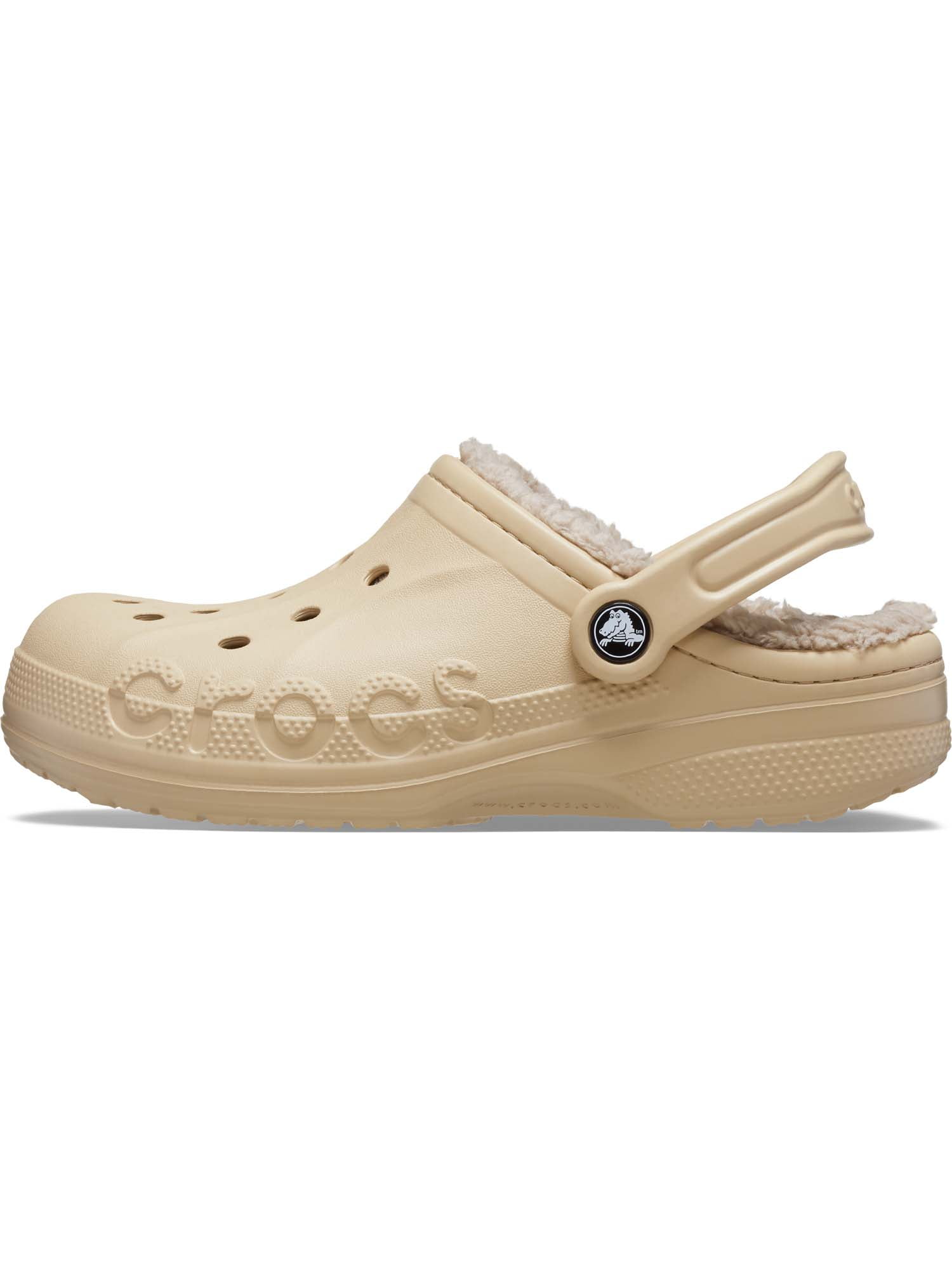 Crocs Baya Lined Clogs Unisex Comfortable Slip-On Shoes (Black, 9 US Men / 11 US Women) g8muf