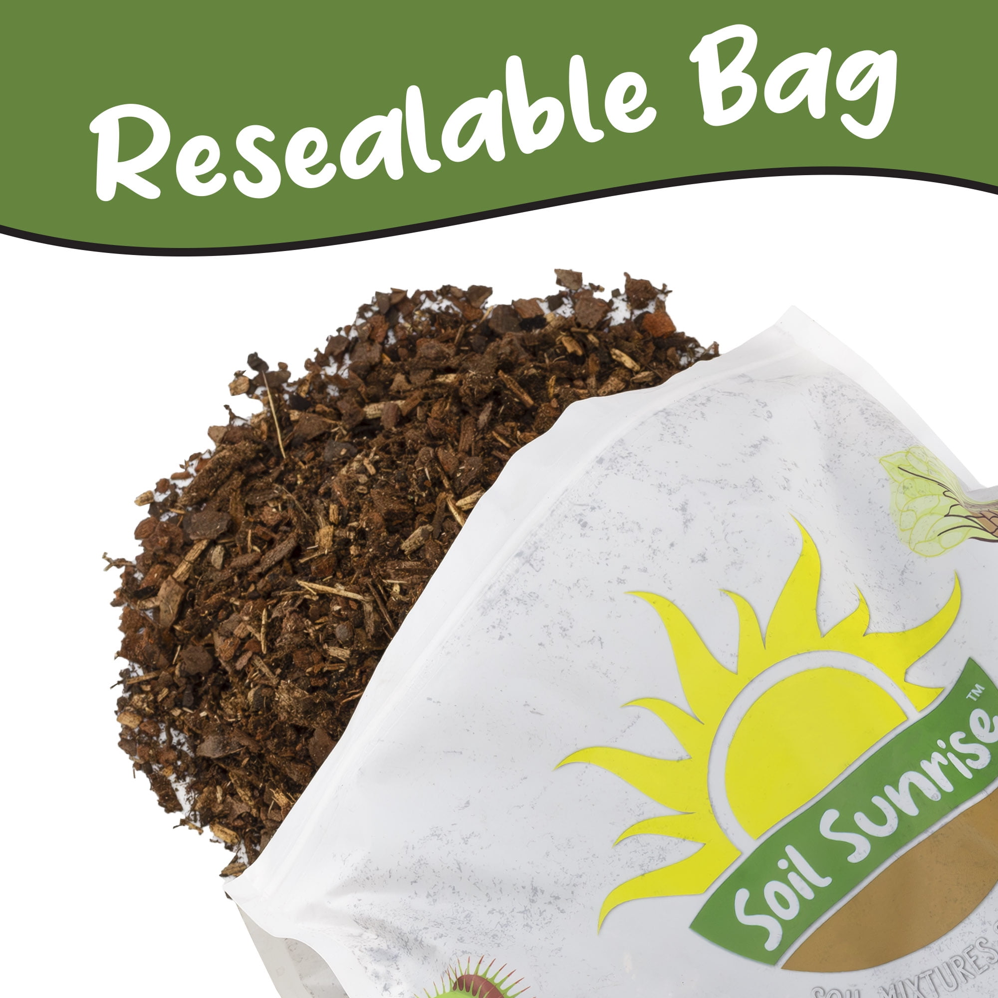 Soil Sunrise Natural Pine Bark Mulch Nuggets for Gardening and Terrariums (Brown, 12 Quarts) qdbsn