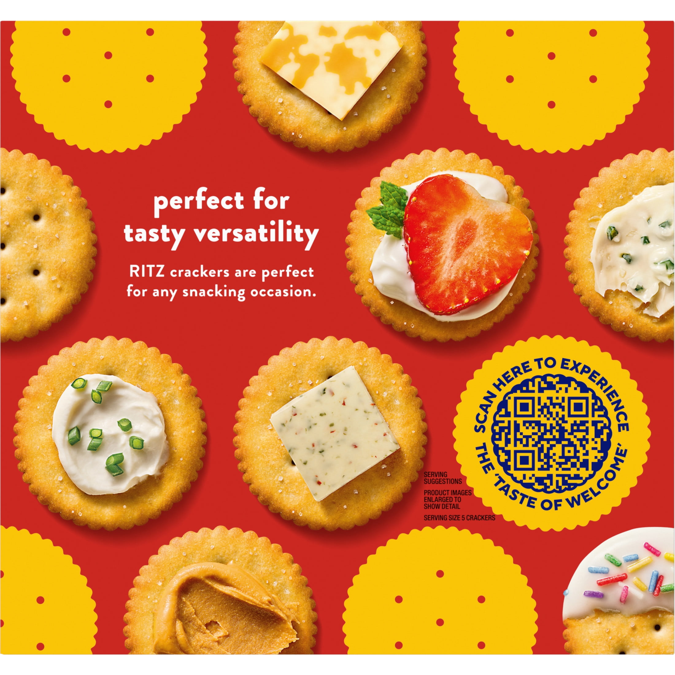 RITZ Original Crackers, Flaky and Buttery Snack Crackers for Appetizers and Quick Meals (13.7 oz) b28af
