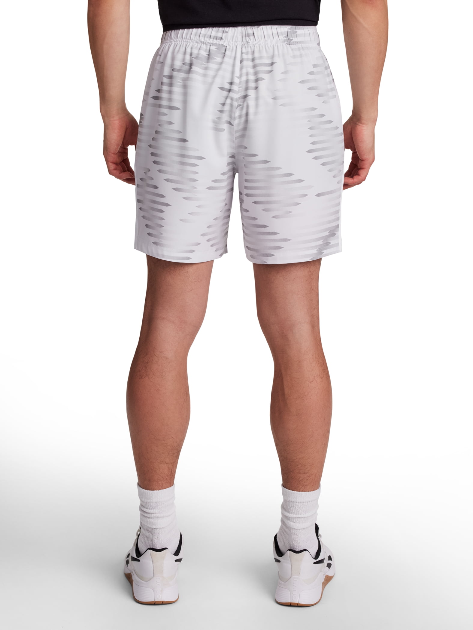 Reebok Men's Urban Woven Athletic Performance Shorts (White, 7 in Inseam) som95